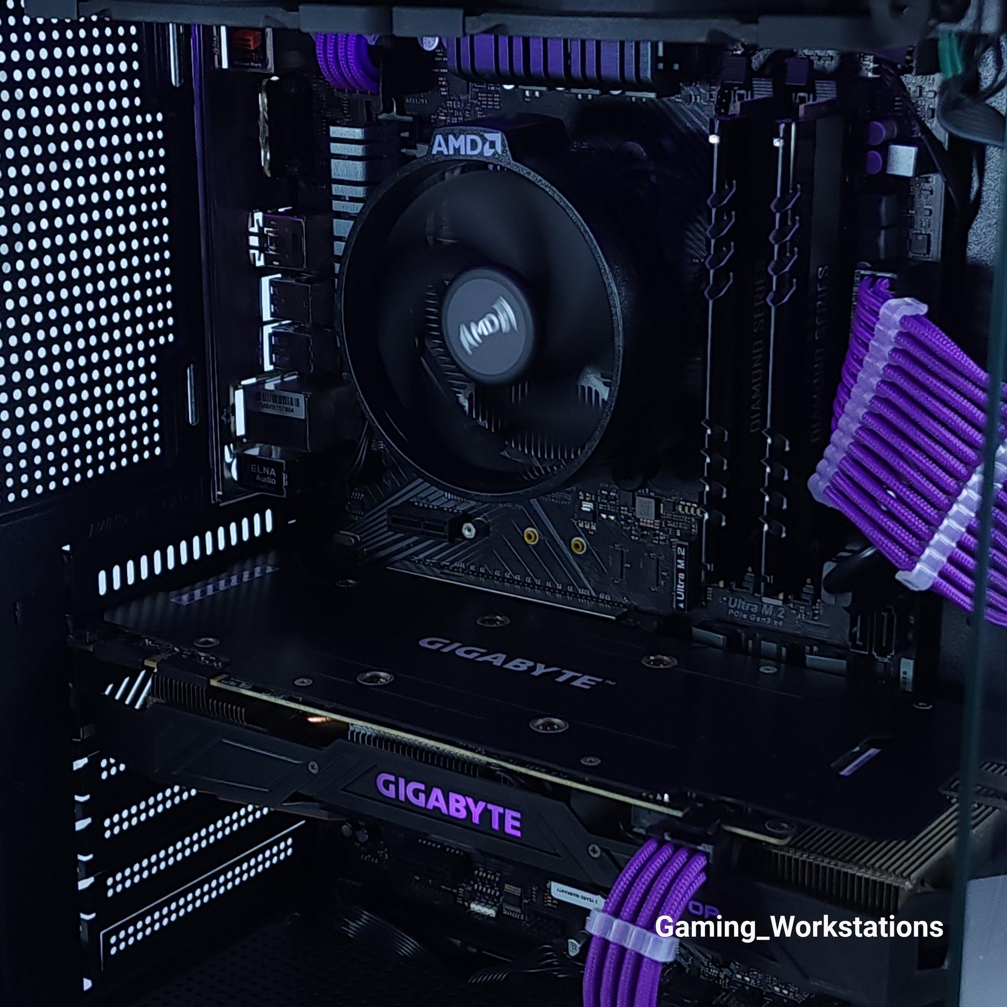💜GTX 1070Ti●Ryzen 3 4100●1080p Gaming Computer