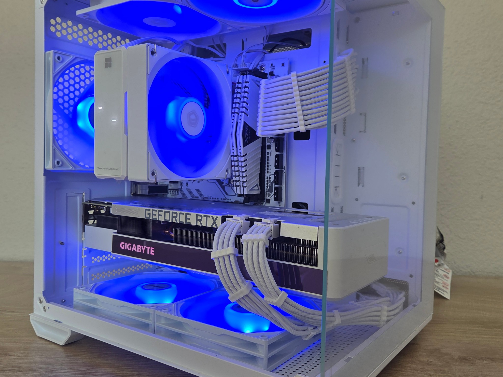 ❄️🤍 Frost vision Pro | RTX 3070 Ti Vision OC | Ryzen 5 5500 | LCD Display Cooler  🤍❄️