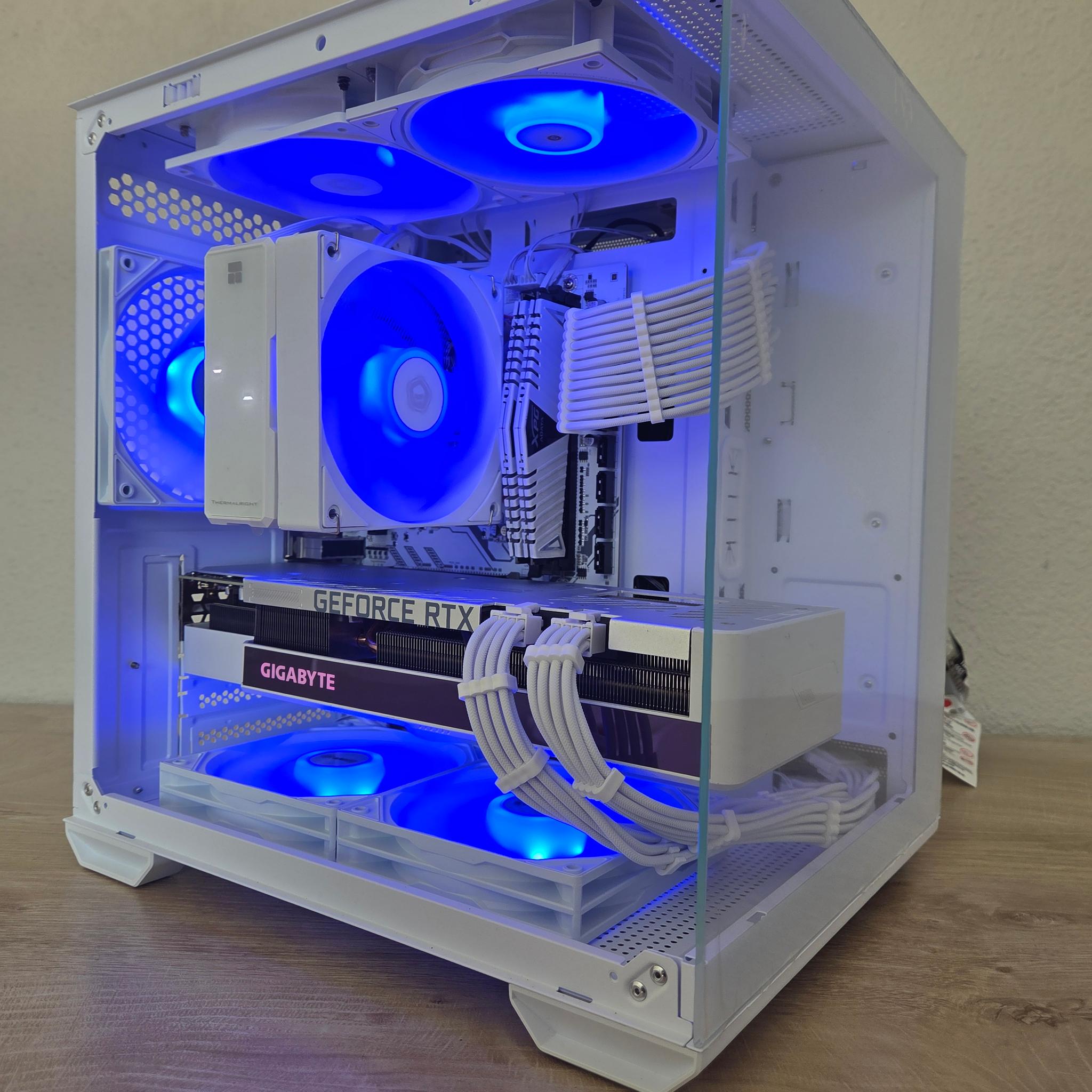 ❄️🤍 Frost vision Pro | RTX 3070 Ti Vision OC | Ryzen 5 5500 | LCD Display Cooler  🤍❄️