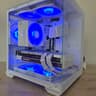 ❄️🤍 Frost vision Pro | RTX 3070 Ti Vision OC | Ryzen 5 5500 | LCD Display Cooler  🤍❄️