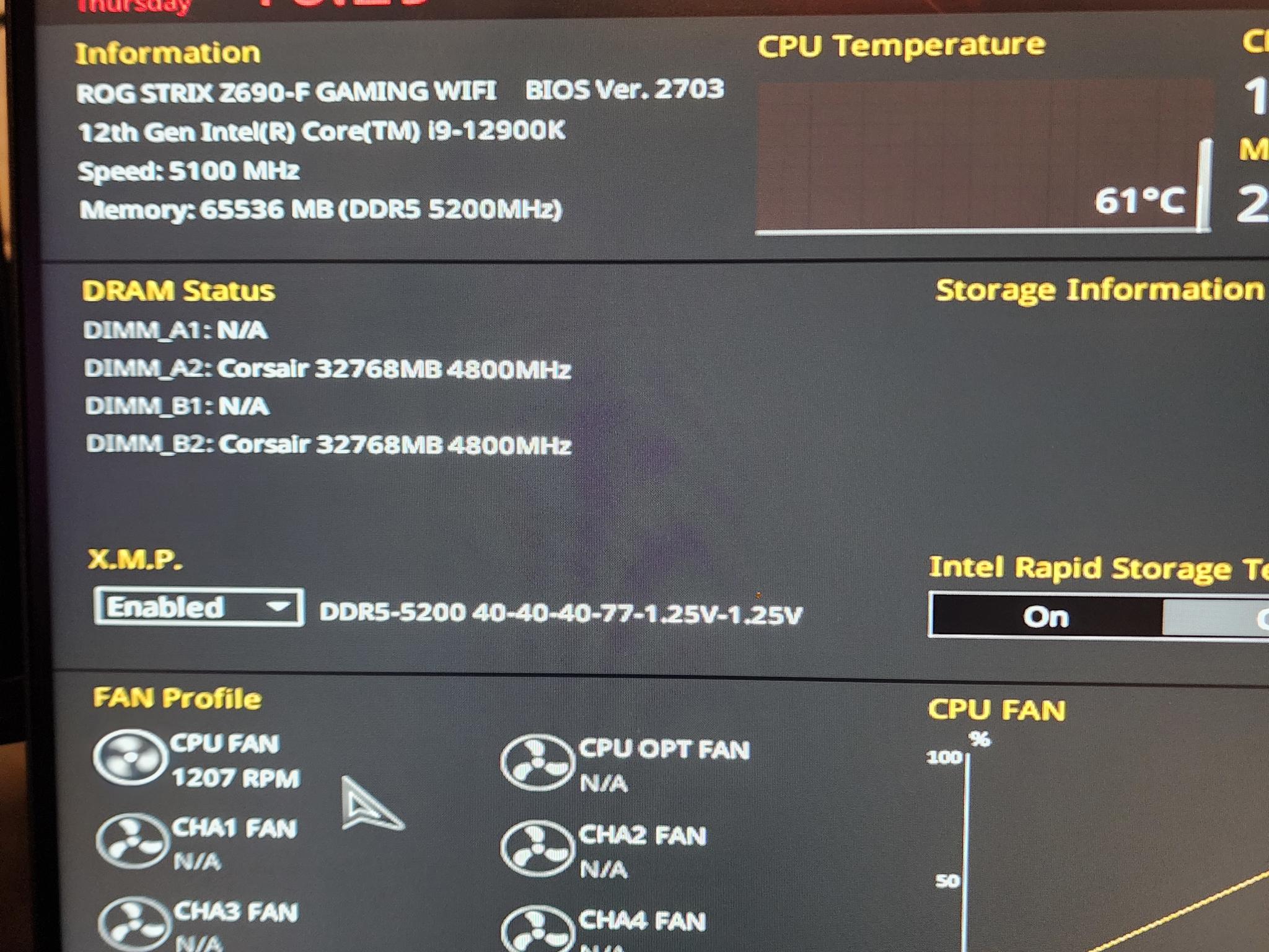 I9-12900K / 64GB DDR5 RAM / Z690 WiFi Mobo