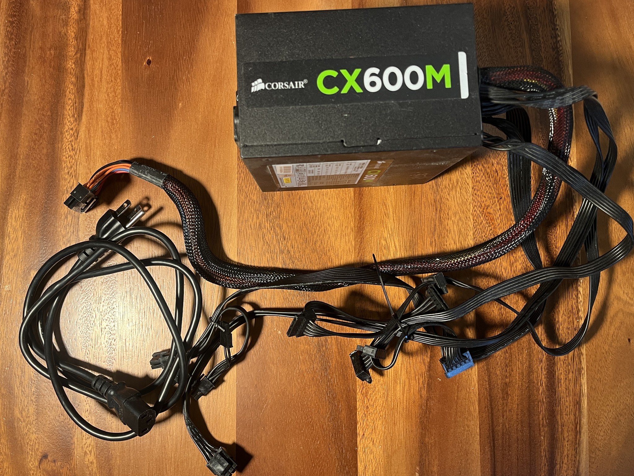 CORSAIR CX600M 600W 80 PLUS BRONZE Power Supply