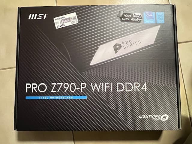 Brand New MSI Z790-P Pro WiFi DDR4 Intel LGA 1700 ATX Motherboard