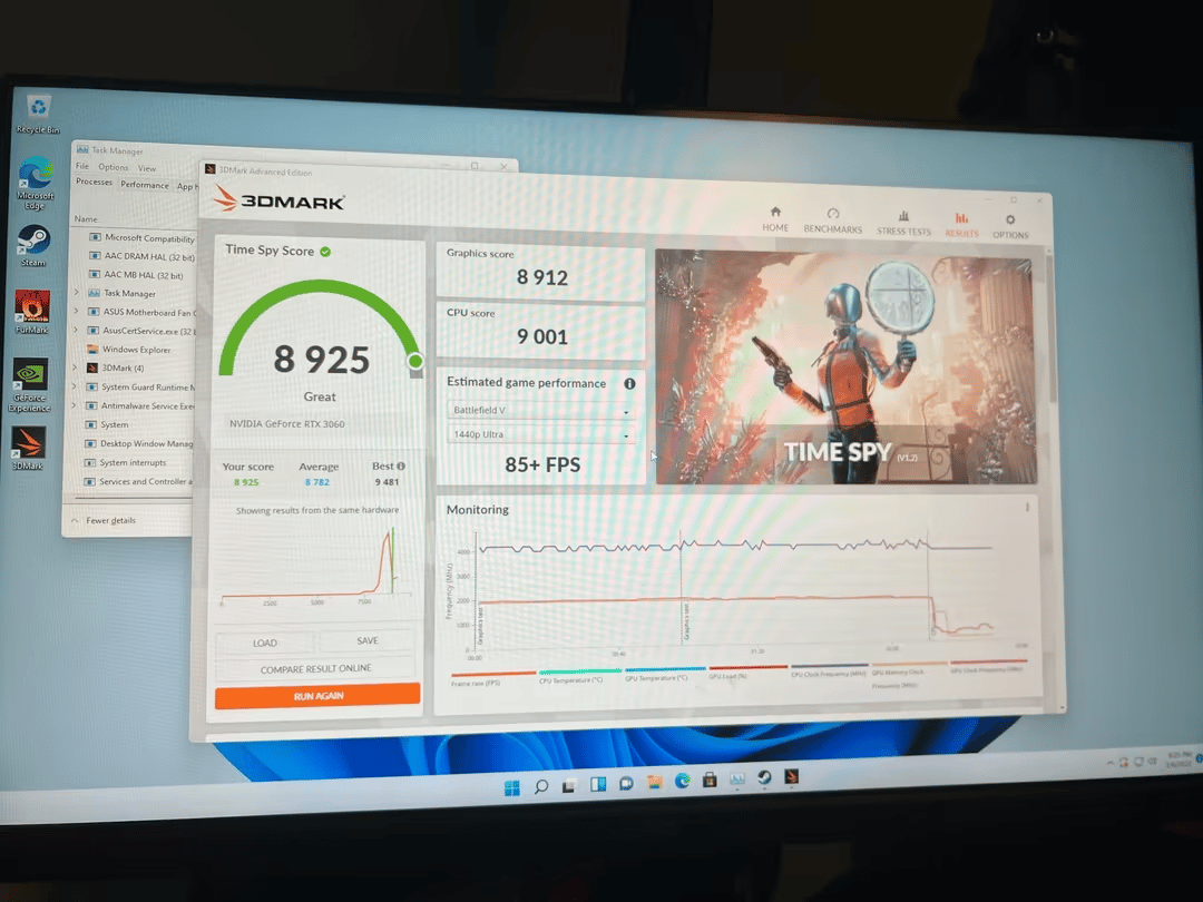 "Yin" RTX 3060 Core i5 12400f