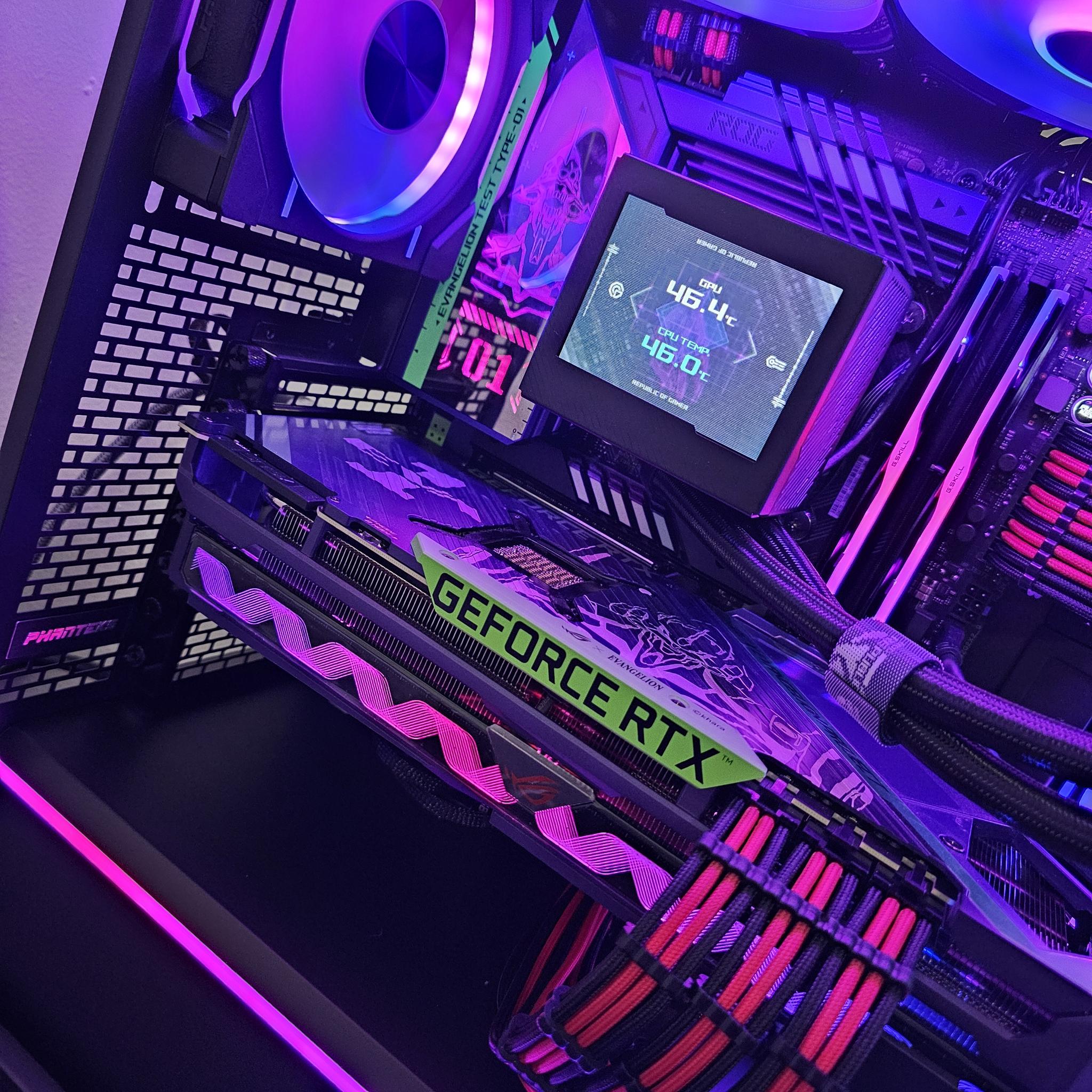 EVA TEST TYPE-01 CUSTOM GAMING PC w i7 14700K // STRIX EVA RTX 3090 // 2TB NVME // 32GB DDR5