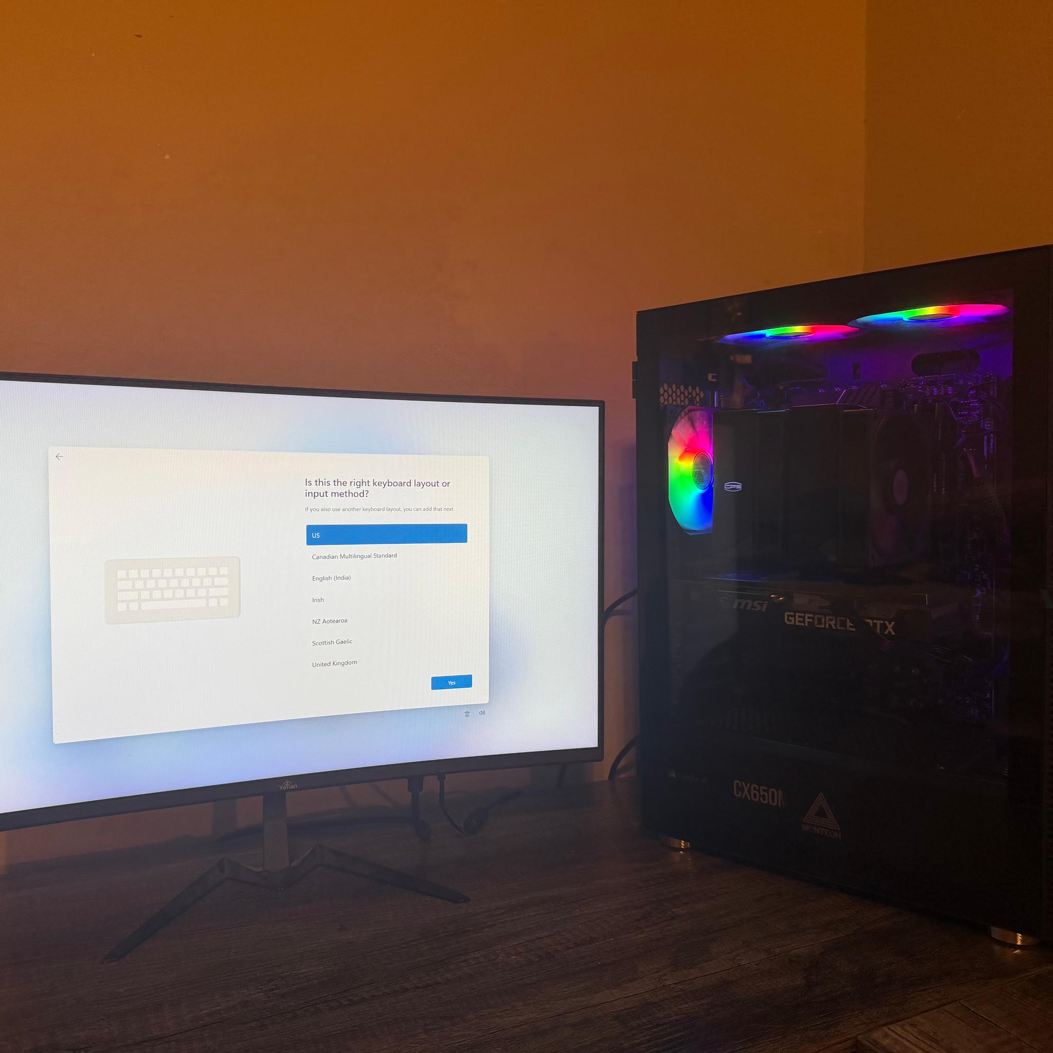 Custom Built Gaming PC, RTX 3060, Intel I5 12400, 32GB DDR4, 650w PSU, 2TB SSD