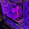 Premium Custom Gaming PC All White Build.  9800X3D and 9070XT XFX Swift