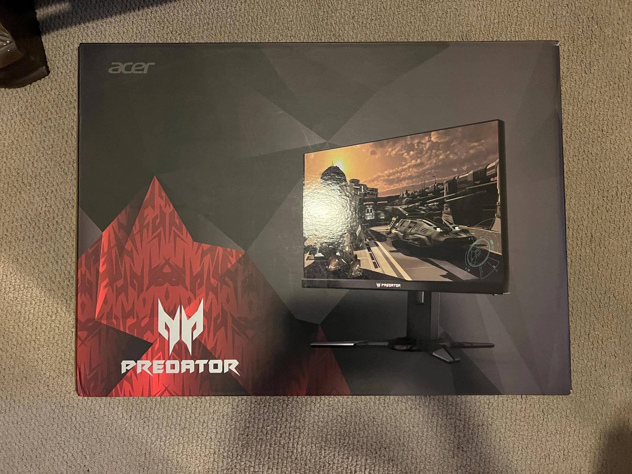 Acer Predator 240hz Monitor XB252Q 1920x1080 1ms TN