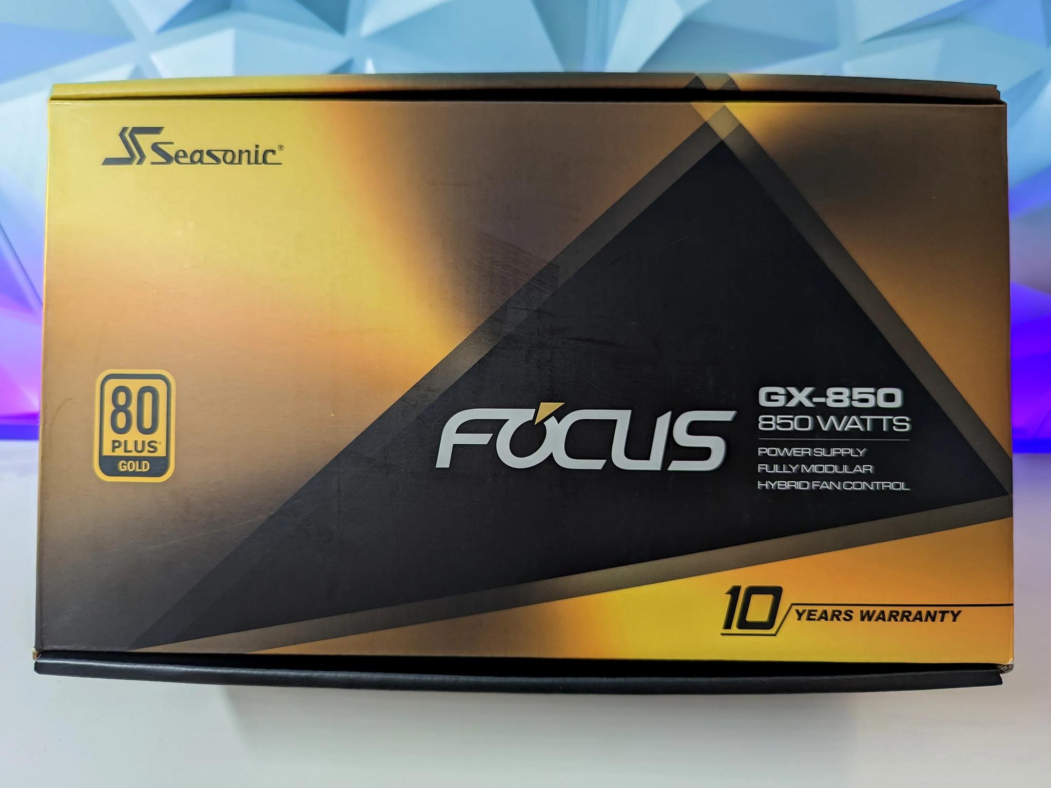 SeaSonic FOCUS 850 W 80+ Gold Certified Fully Modular ATX Power Supply 