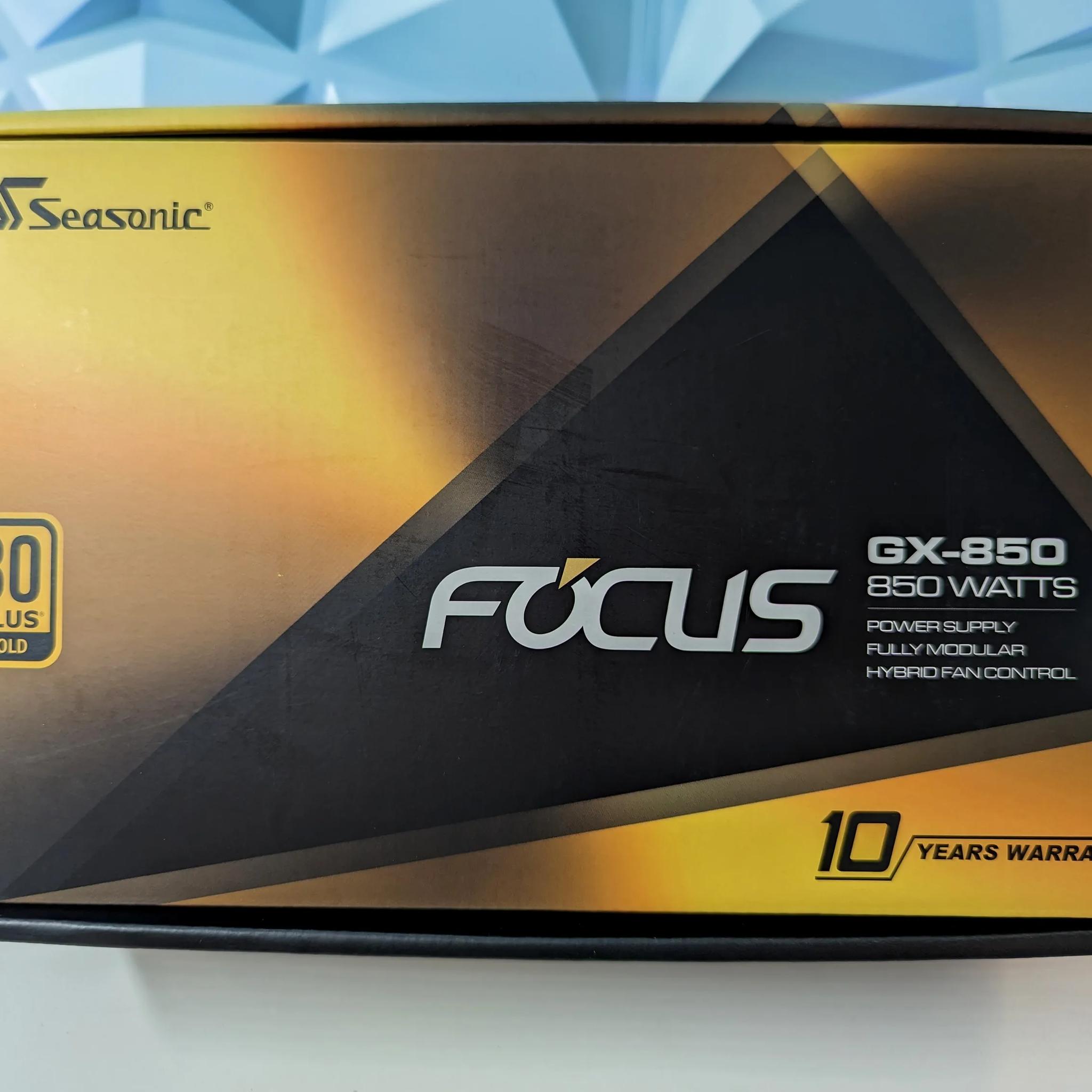 SeaSonic FOCUS 850 W 80+ Gold Certified Fully Modular ATX Power Supply 