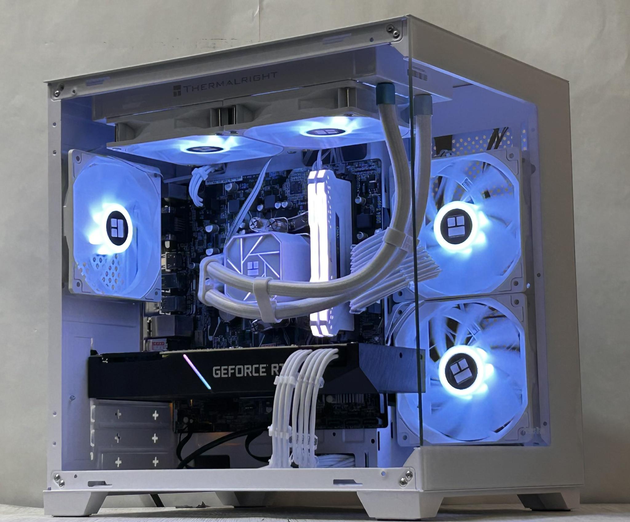 RTX 2080, Ryzen 5 5500, 16GB DDR4, 1TB NVMe SSD, WiFi. Liquid Cooling - Gaming PC
