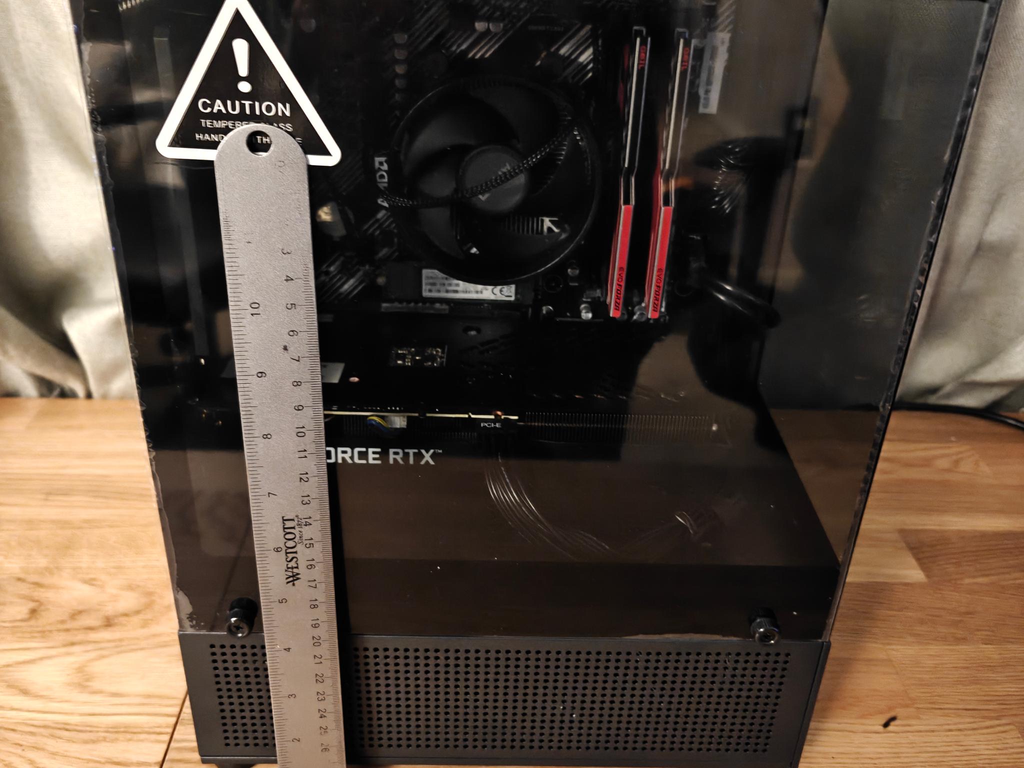 Compact, Efficient Gaming PC - NVIDIA 3060 12GB, Ryzen 5 5500, B550M-K w/Wifi Adapter, 32GB DDR4 RAM