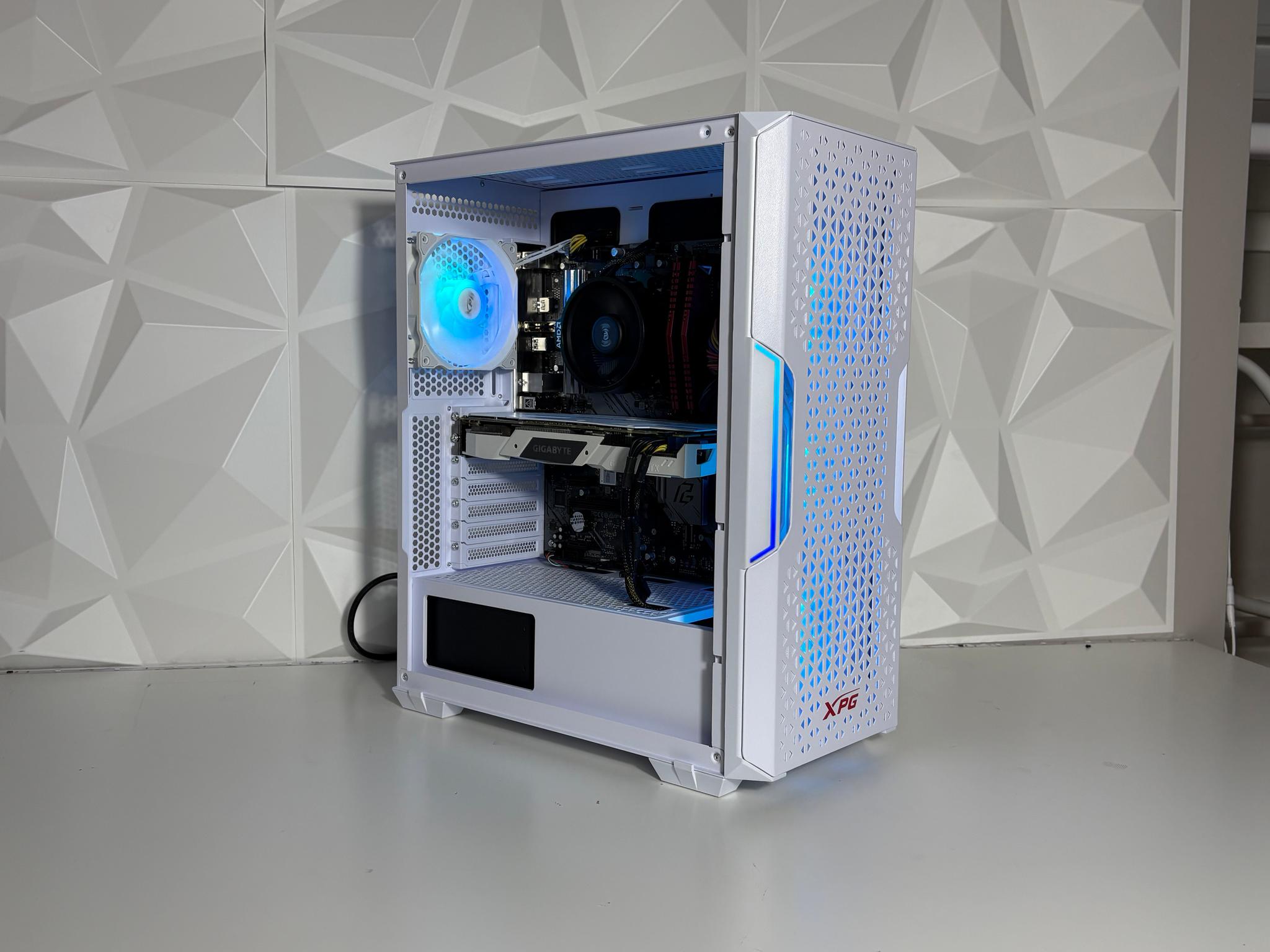 Glacier Valley (V4) Gaming PC - AMD Ryzen 5 3500, RTX 3050, 16GB DDR4, 960GB SSD