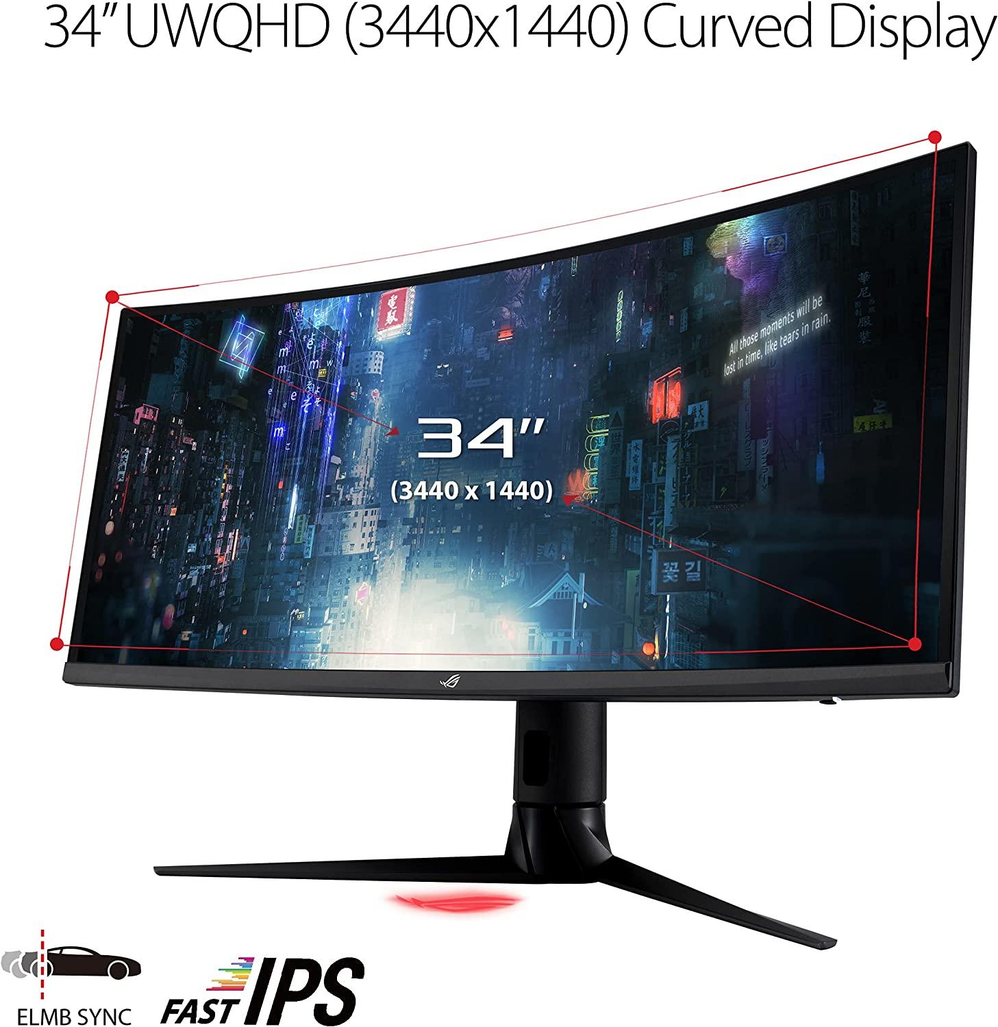 ASUS ROG Strix 34” Ultra-wide Gaming Monitor (XG349C)