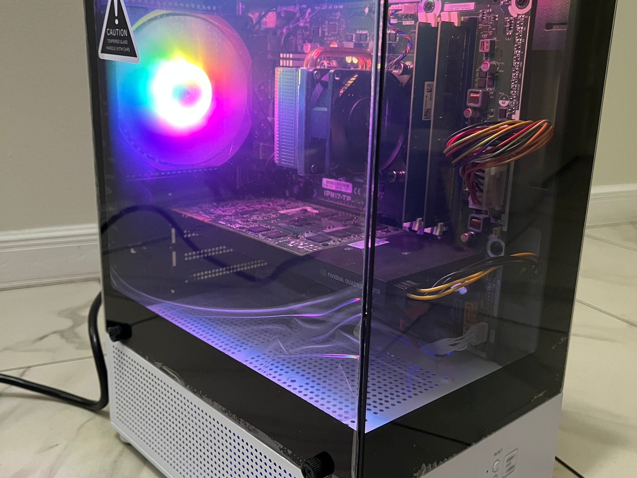 Budget Gaming PC - Intel i5-6400, NVIDIA 4GB GPU, 12GB RAM, 256GB SSD, w/ Wi-Fi & BT