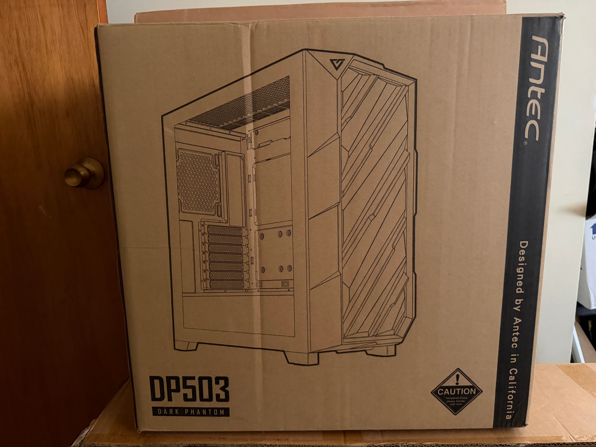 Antec DP503 ATX Mid Tower PC Case Type-C Gen2 with 3 x 120mm ARGB Cooling Fans
