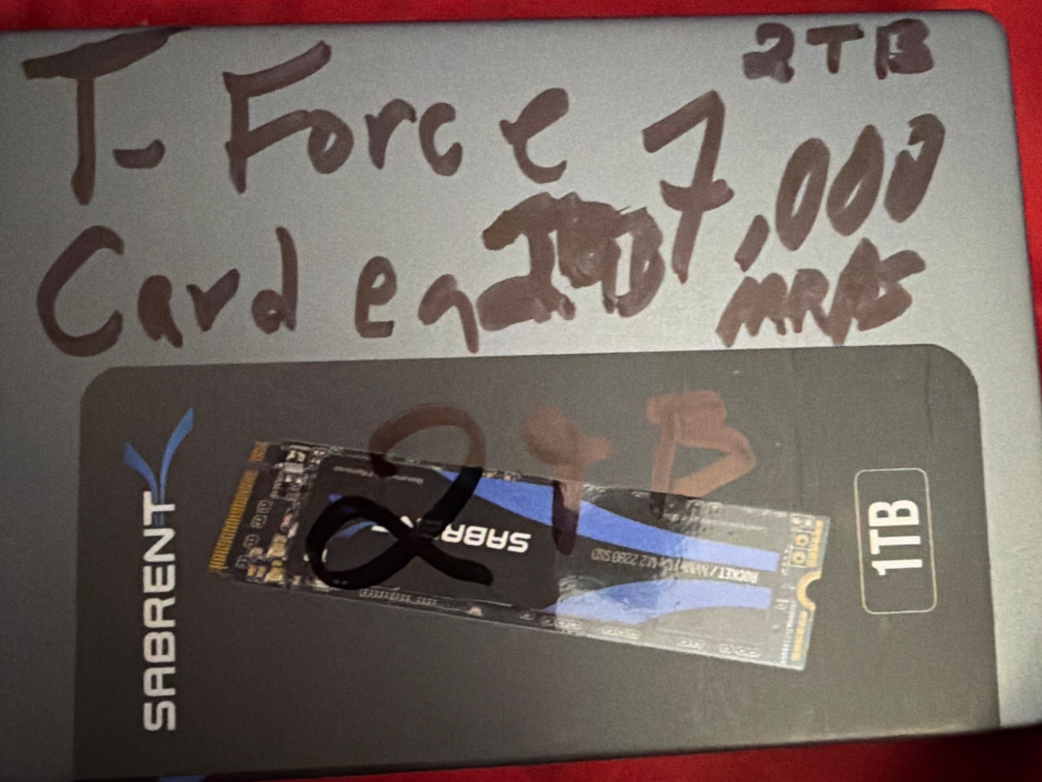 2TB GEN 4 T-Force CARDEA A440 NVME SSD 7,000MB/s New open Box