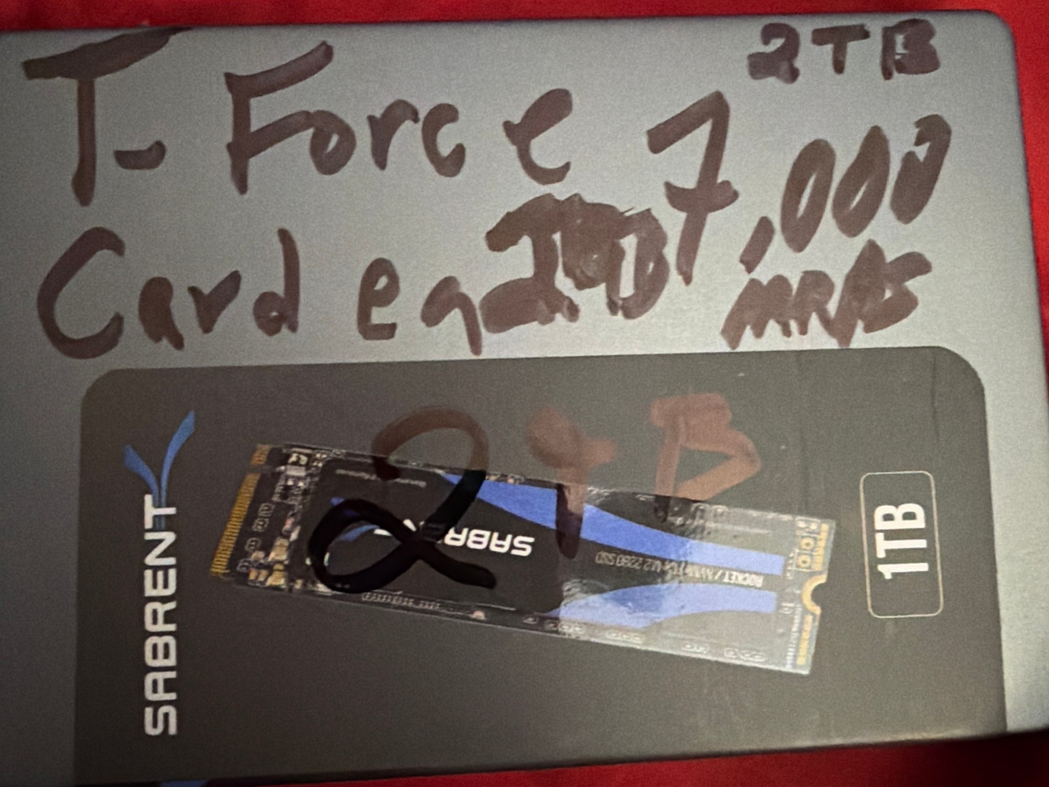 2TB GEN 4 T-Force CARDEA A440 NVME SSD 7,000MB/s New open Box