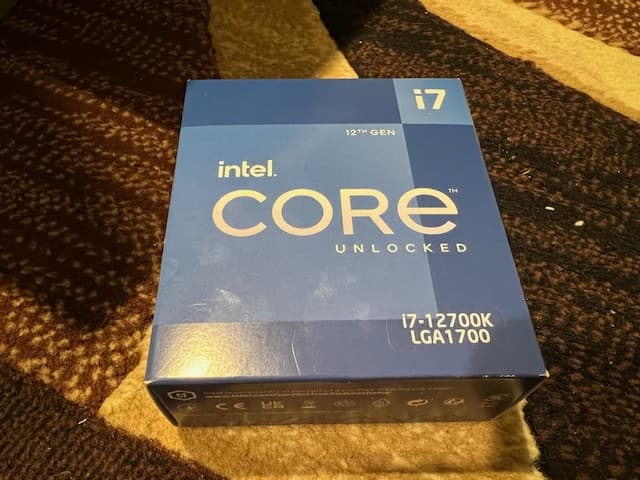 Intel Core i7-12700K Alder Lake 3.6GHz Twelve-Core LGA 1700 Boxed Processor