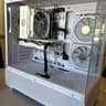 White gaming PC for beginners.