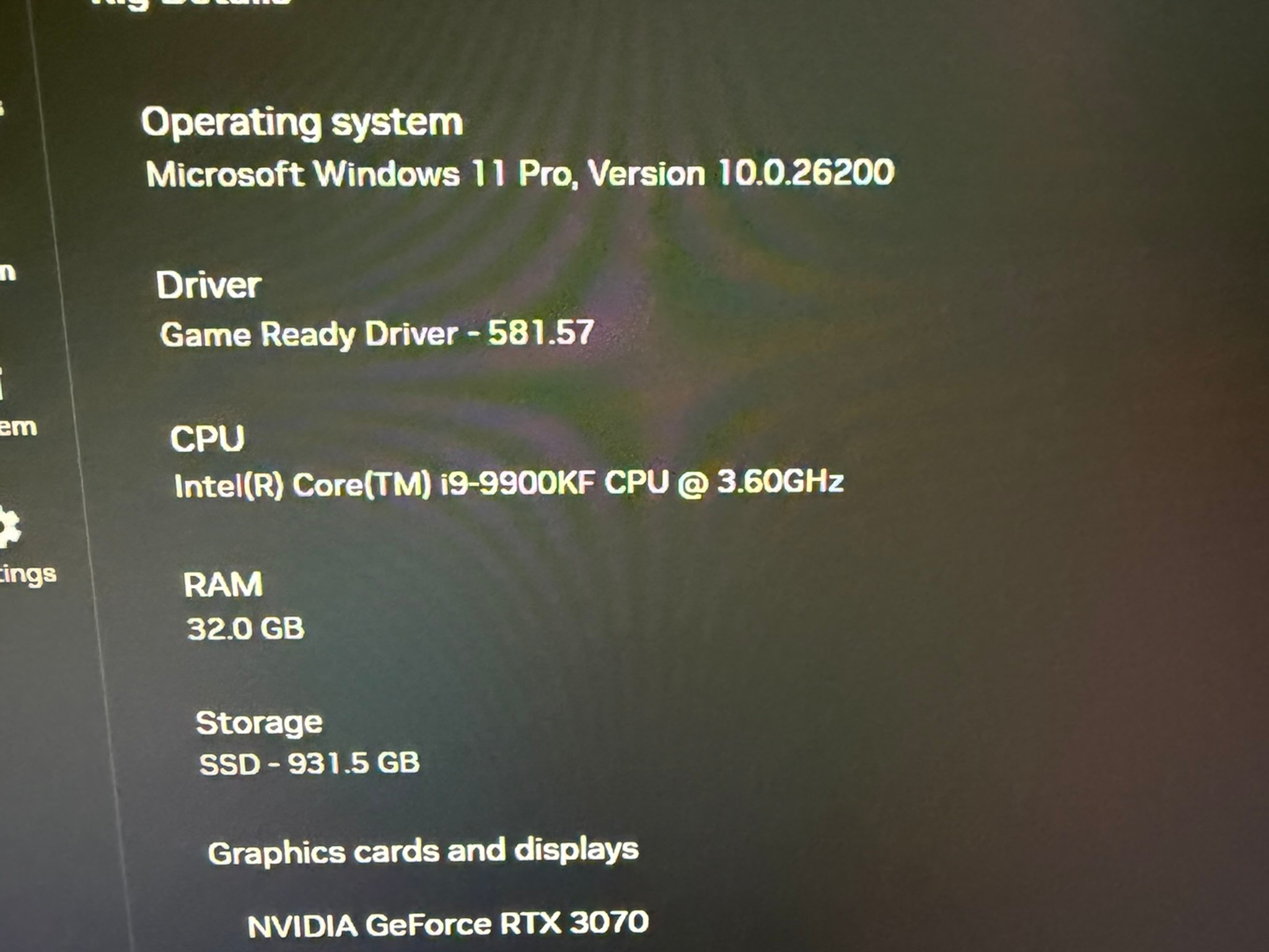 1440p Baddie | RTX 3070 | Intel i9 9900KF | 32GB DDR4 | 1 TB | WiFi