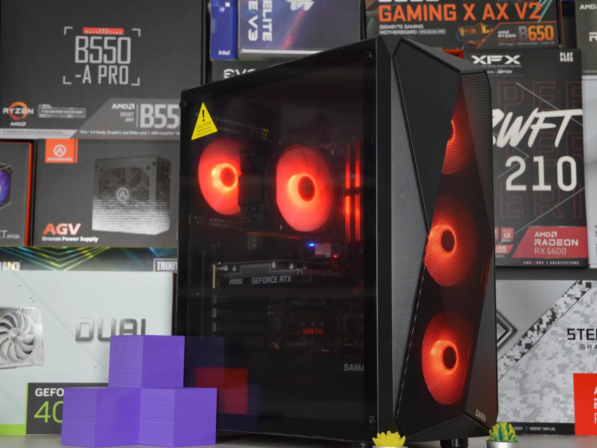 🔴🔴| RTX 3050 6GB | INTEL i7-8700 | 16GB DDR4 RAM | 256GB NVME SSD + 1TB HDD | Crimson Vortex |