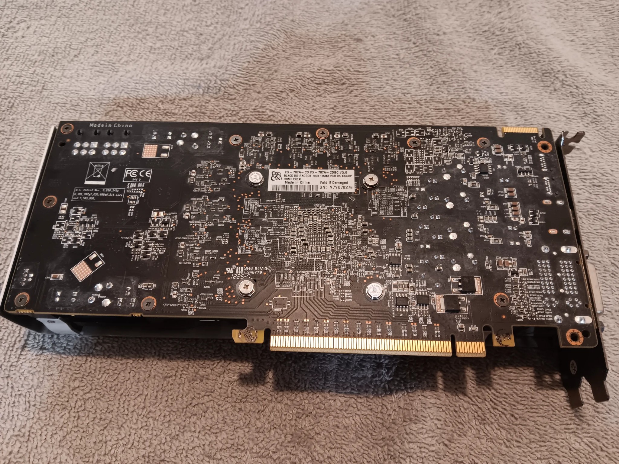 RARE XFX R7870 Black Edition DD Ghost GHz Edition 2GB GPU W/Original box