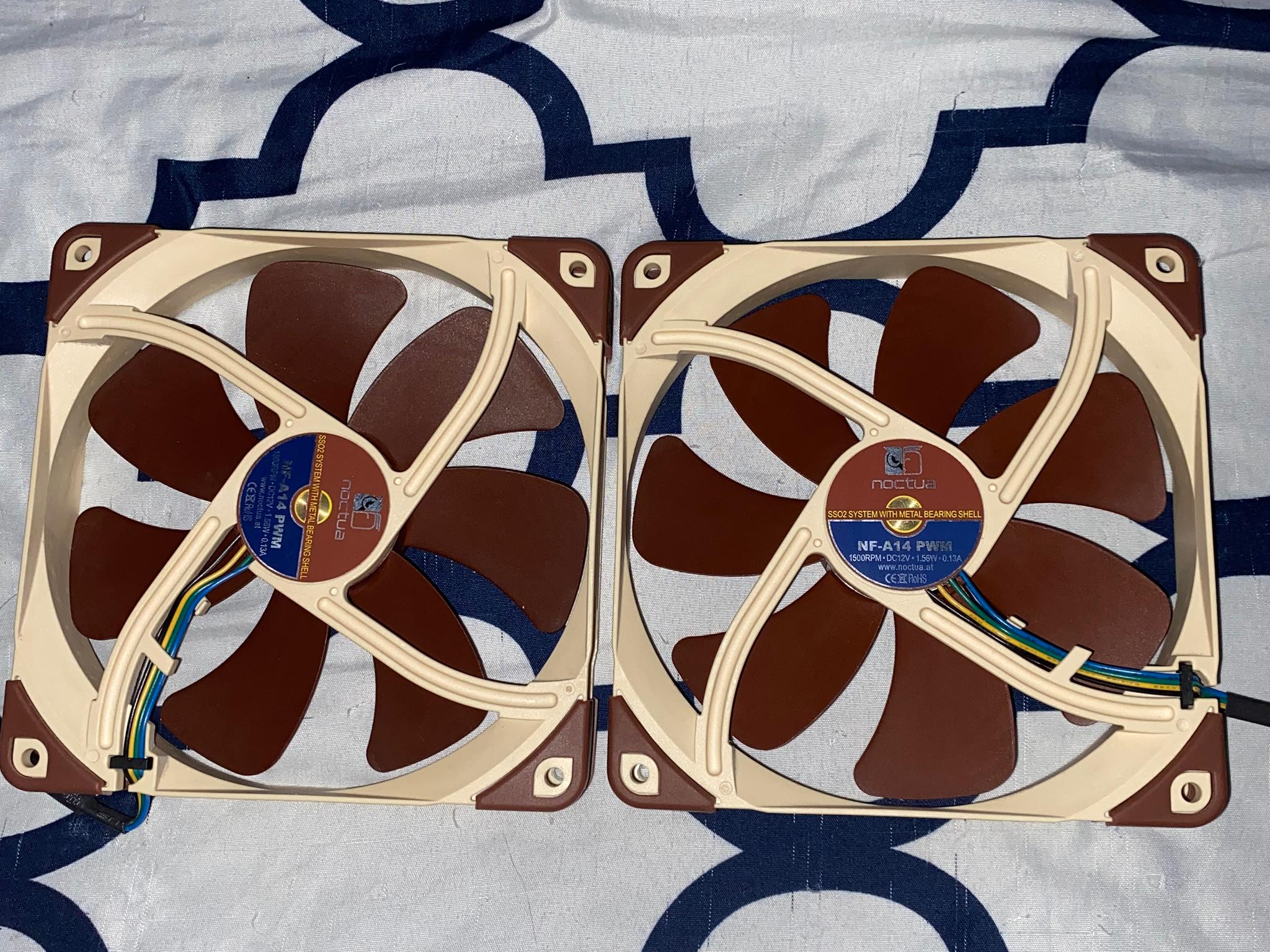 Noctua NF-A14 PWM Premium Quiet Fan - 2 PACK 