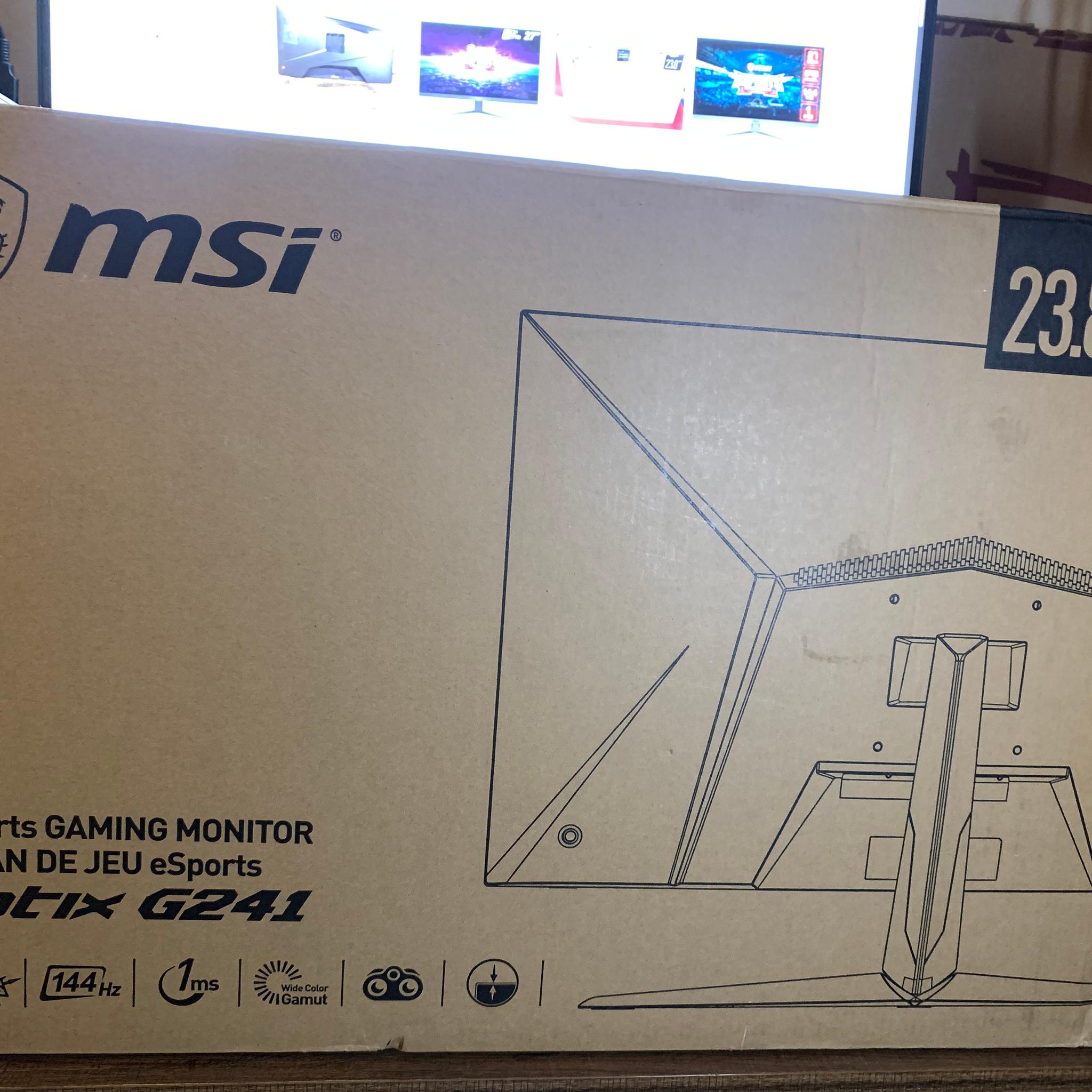 MSI OPTIX G241 144hz 1080p gaming monitor