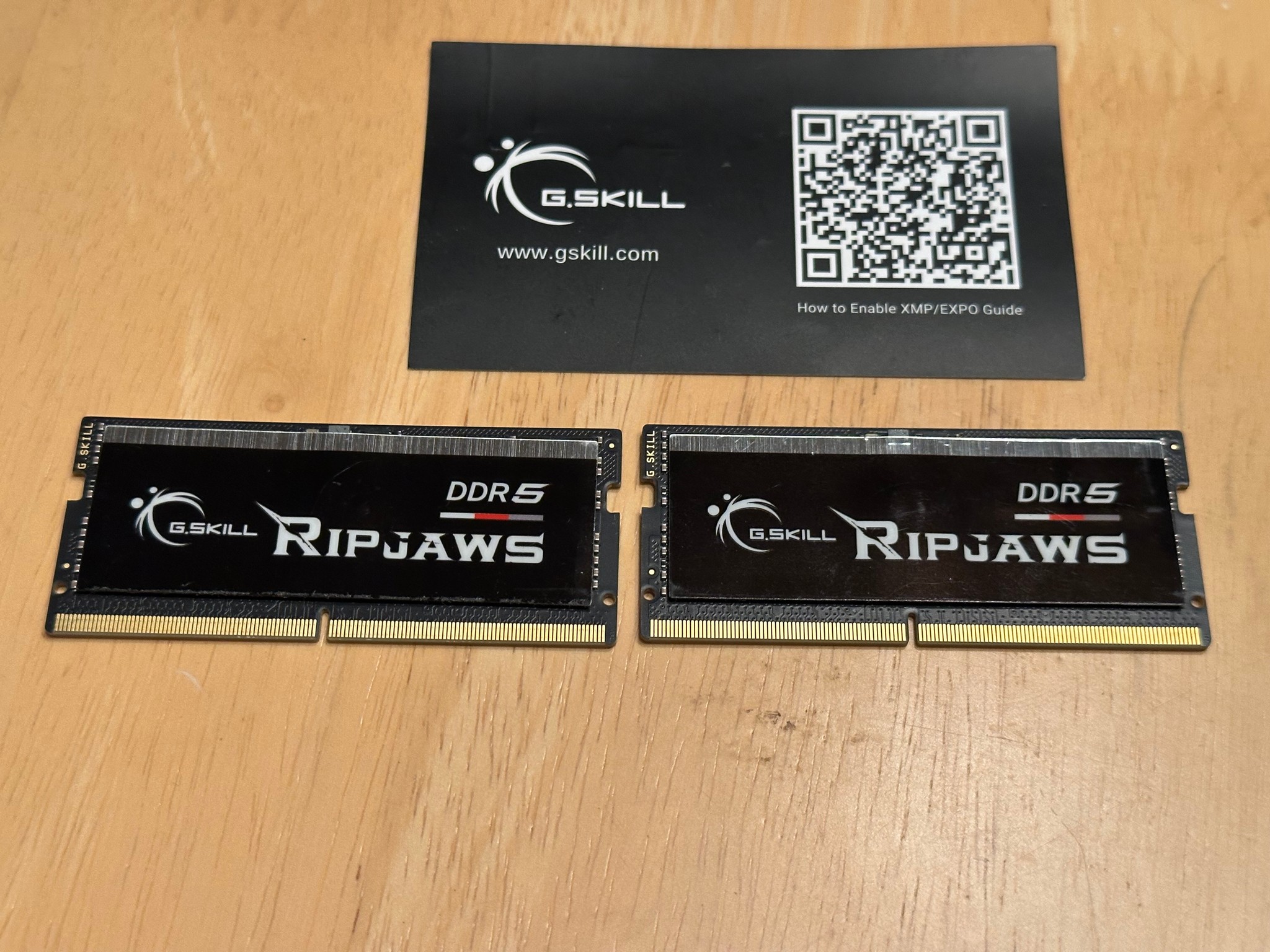 32 GB 5600 Mhz CL40 G.SKILL Ripjaws SO-DIMM (2 x 16GB) 262-Pin DDR5