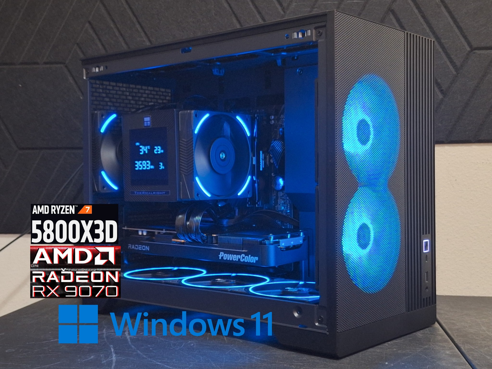 ⚡1440p Ultra X3D Gamer!⚡Ryzen 5800X3D | RX 9070 16GB | 32GB DDR4