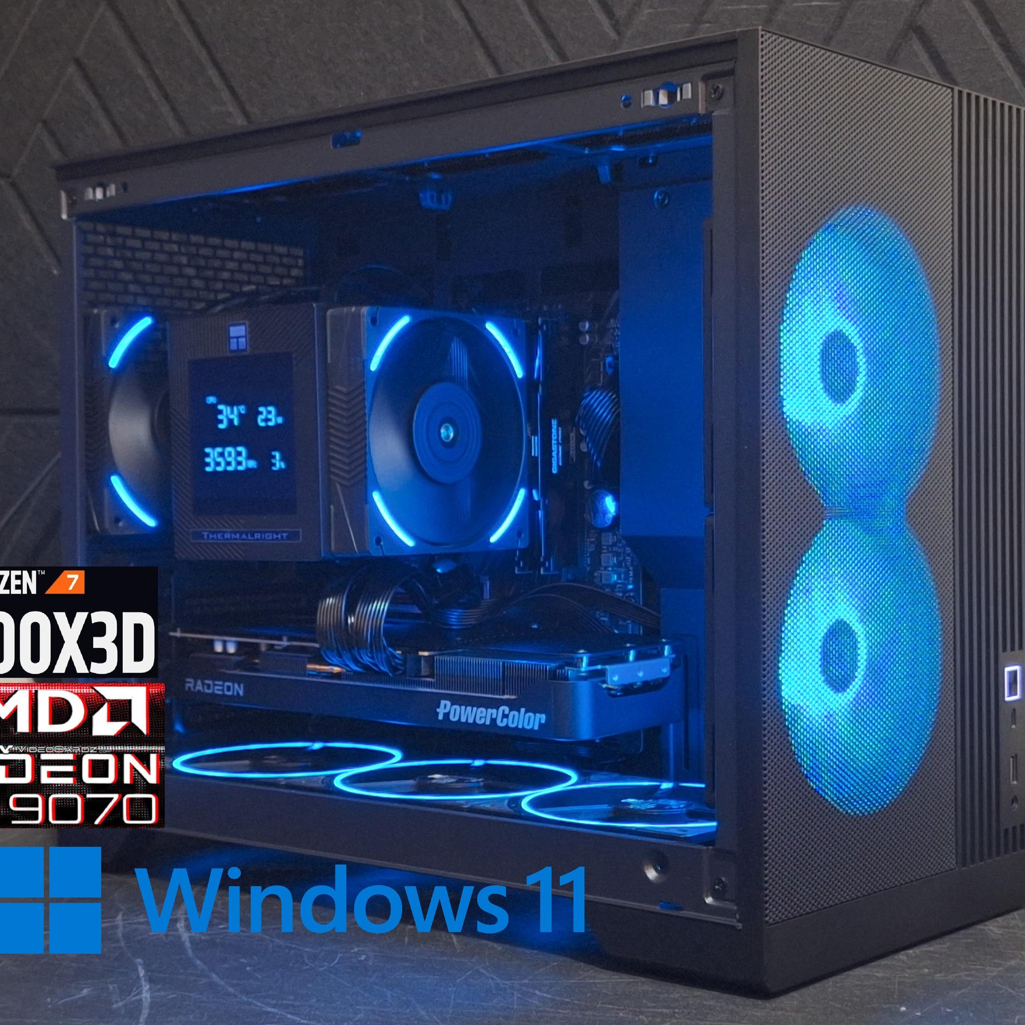 ⚡1440p Ultra X3D Gamer!⚡Ryzen 5800X3D | RX 9070 16GB | 32GB DDR4 | WiFi!