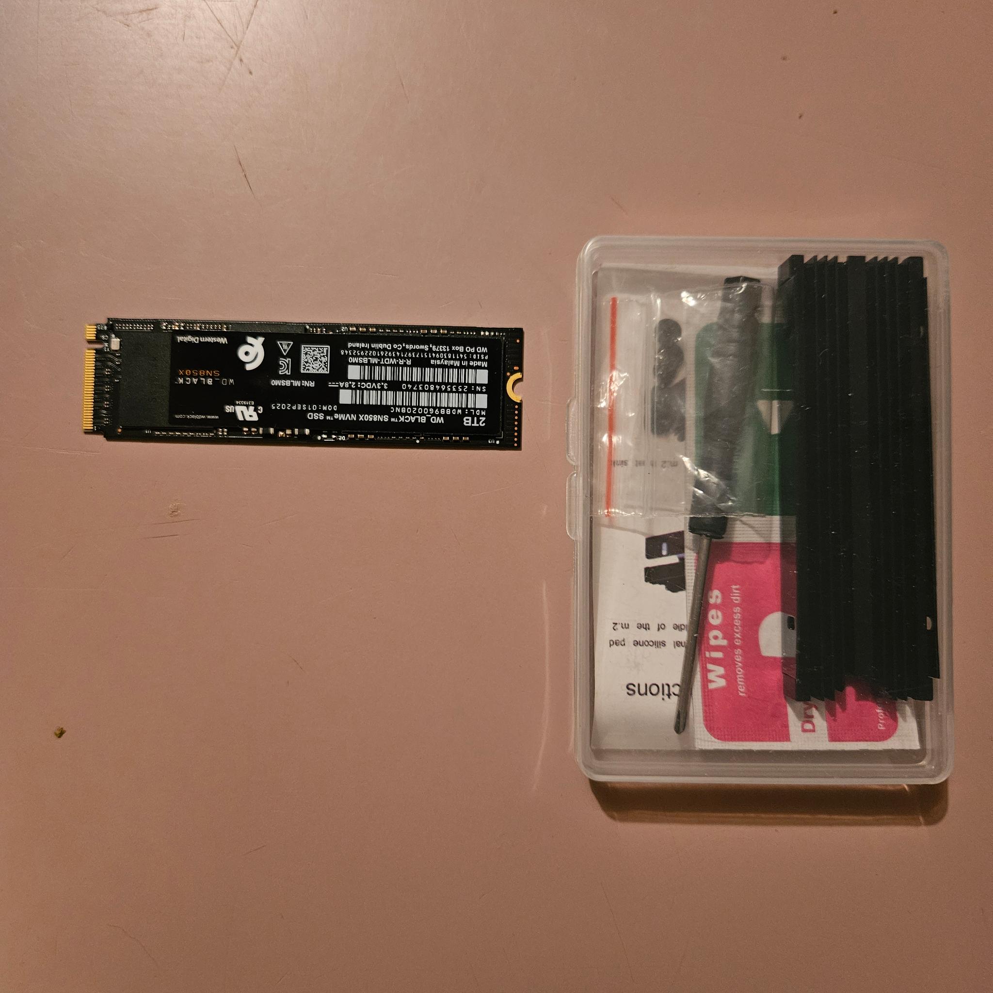 WD Black SN850X 2TB Gaming SSD