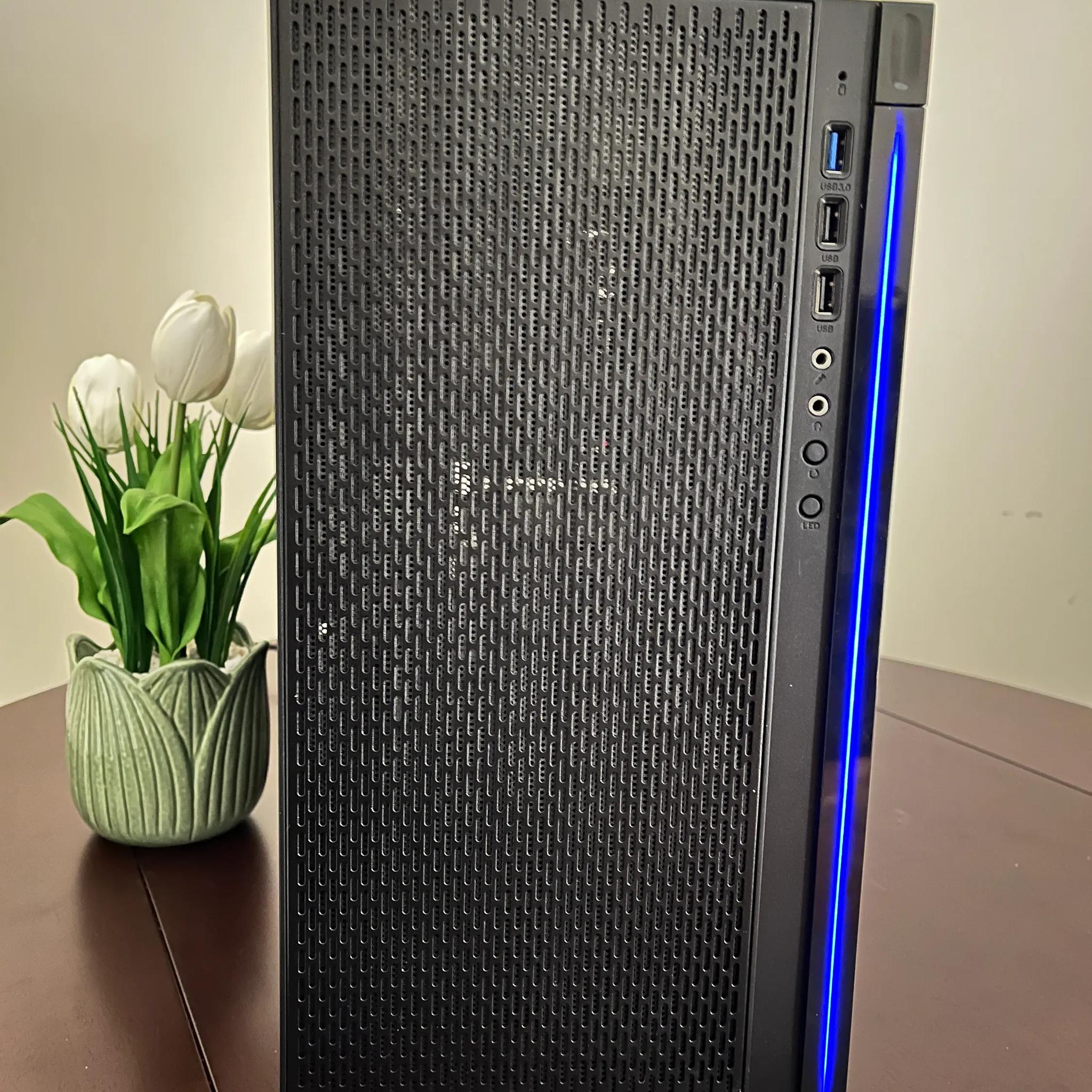 STEALTH BLACK VALUE GAMING PC! AMD RX 6600 + AMD RYZEN 5 1600X, WiFi Enabled