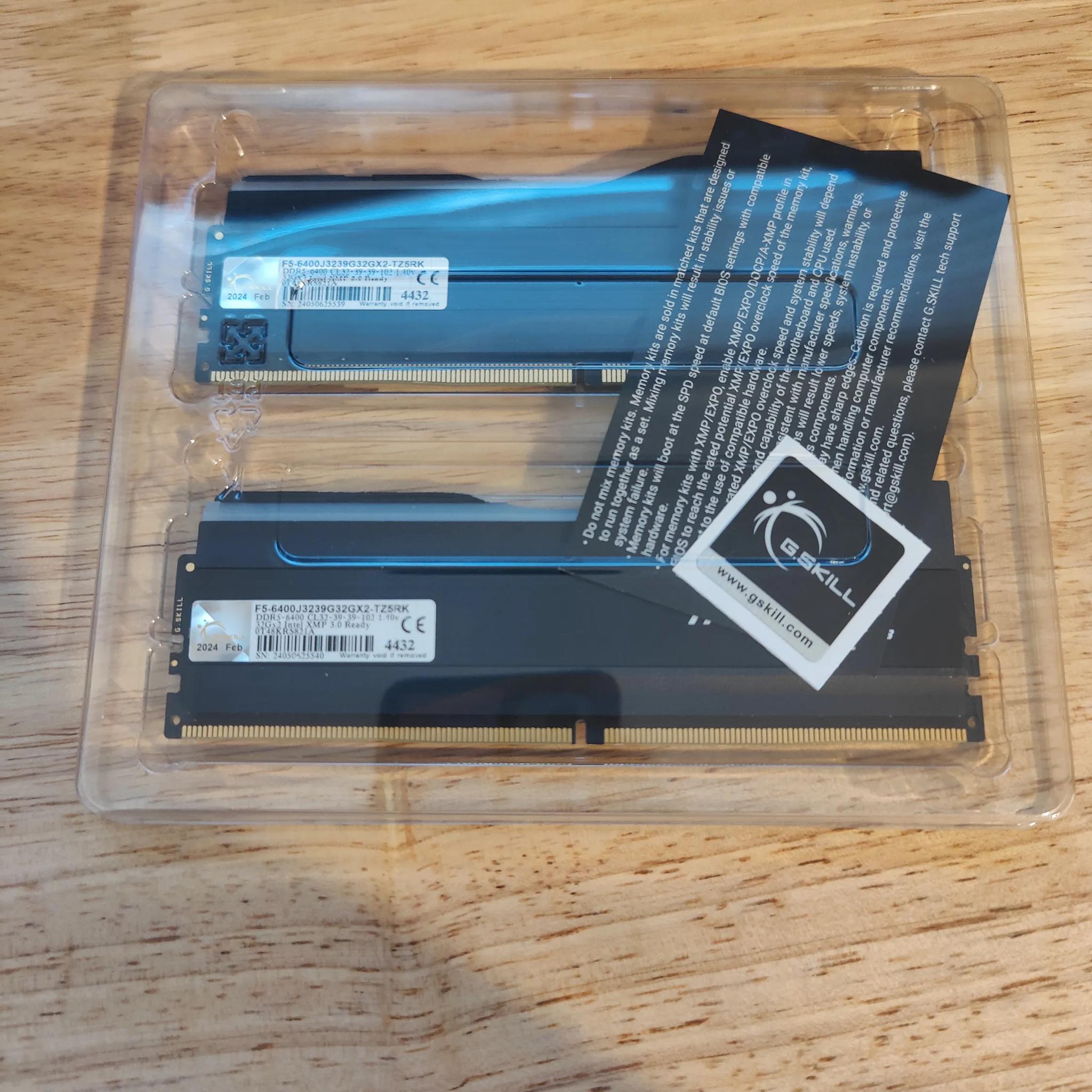 G.Skill Trident Z5 64GB (32GBx2) DDR5