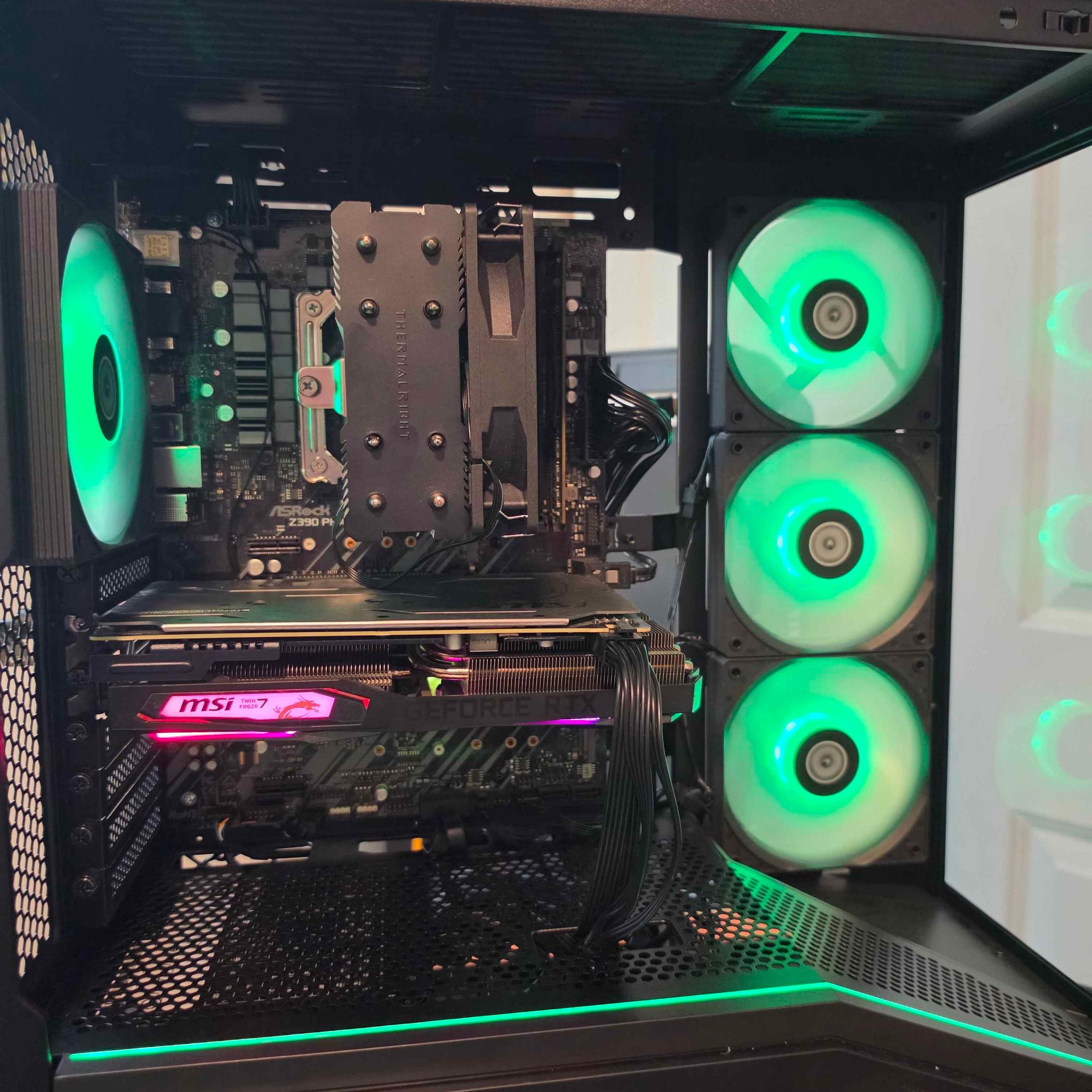 GeForce RTX 2060 Super Custom Gaming PC - Core i7-9700, 16GB RAM, 256GB SSD