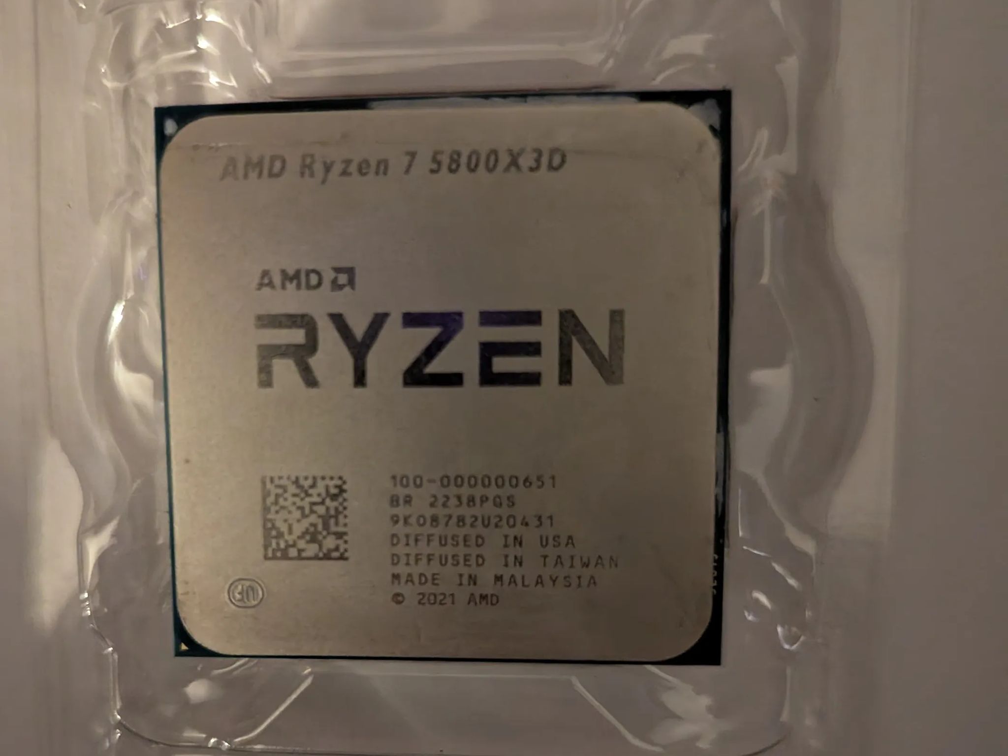 AMD Ryzen 7 5800X3D AM4 8-Core Processor With 3D V-Cache + Original Box