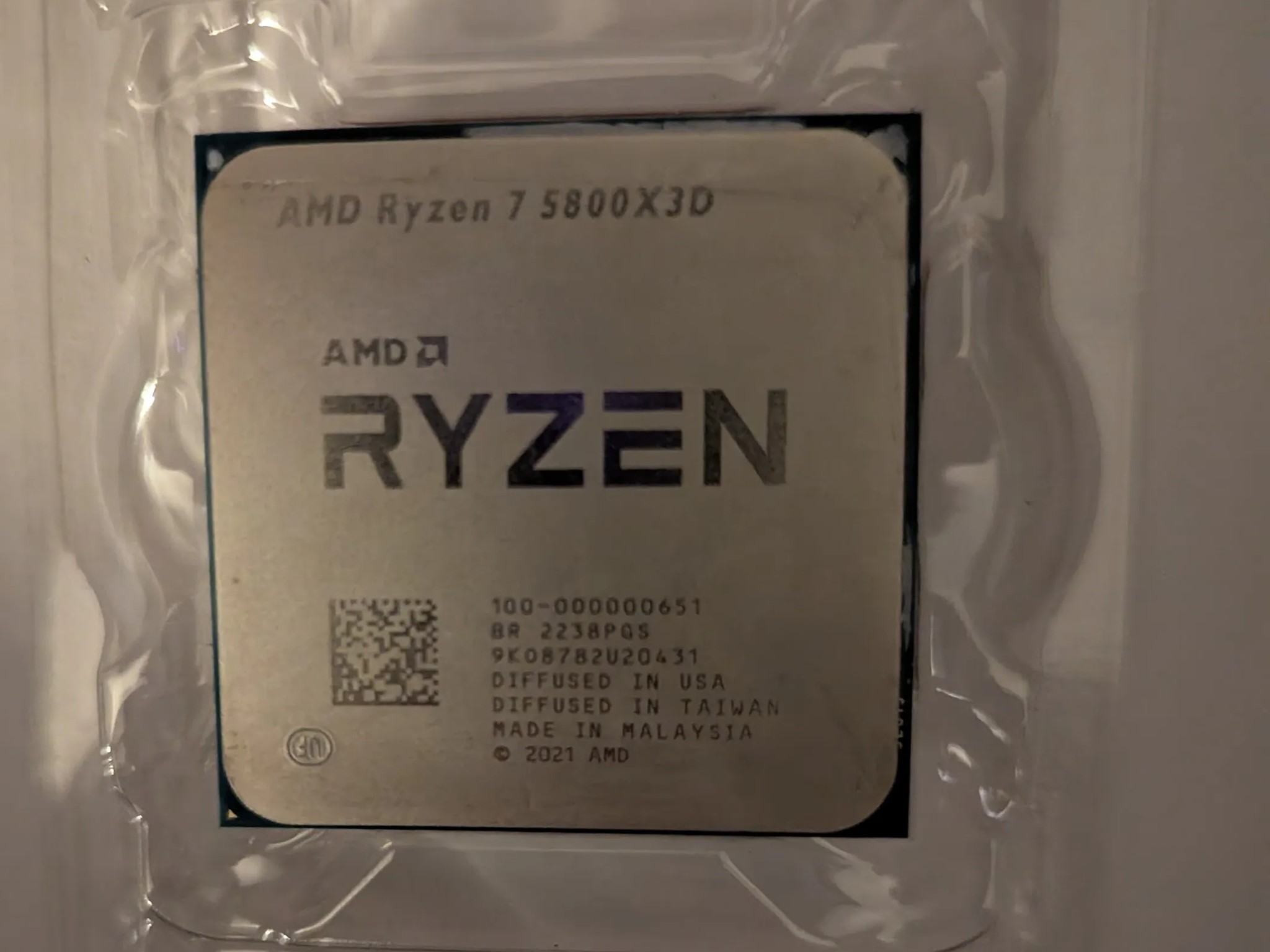 AMD Ryzen 7 5800X3D AM4 8-Core Processor With 3D V-Cache + Original Box