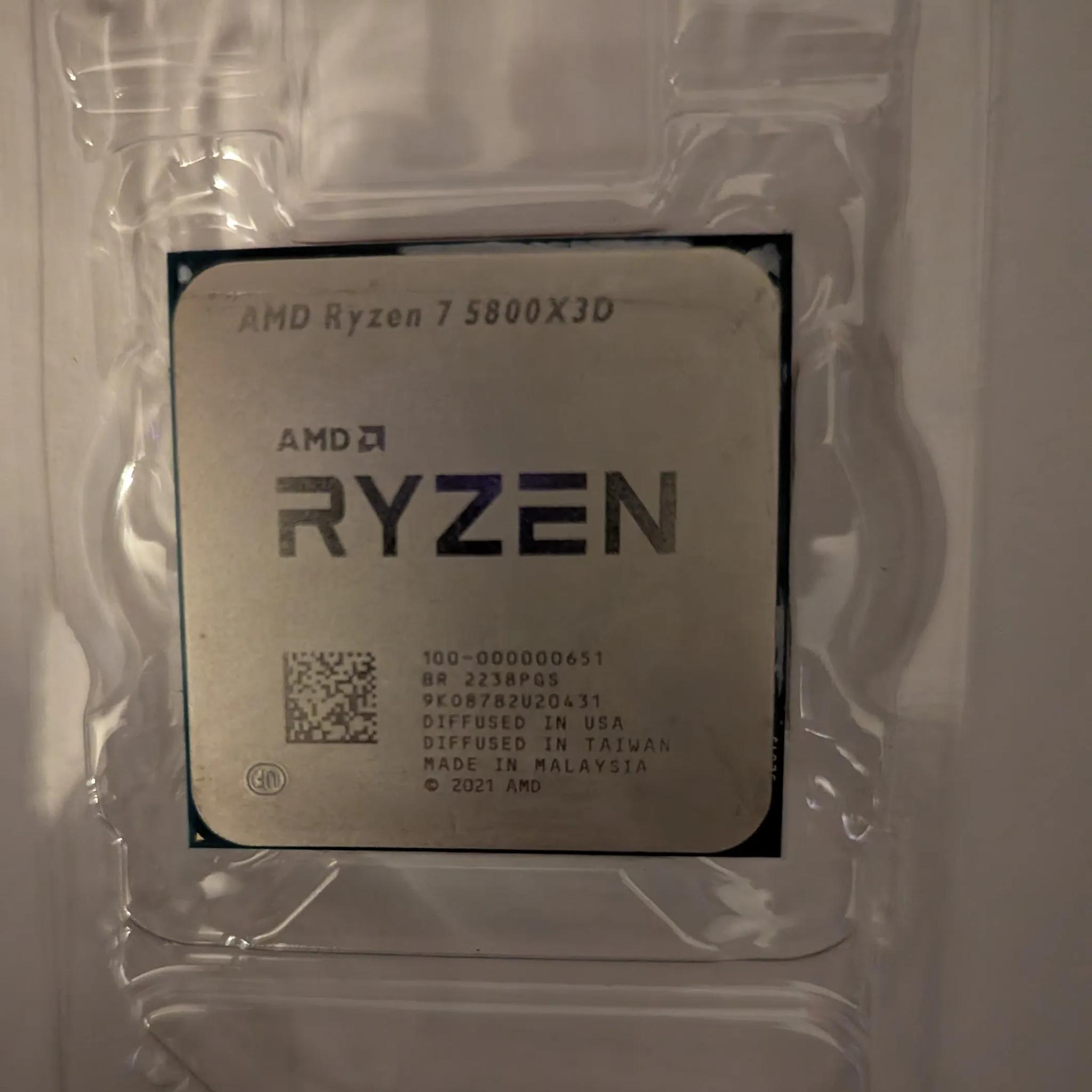 AMD Ryzen 7 5800X3D AM4 8-Core Processor With 3D V-Cache + Original Box