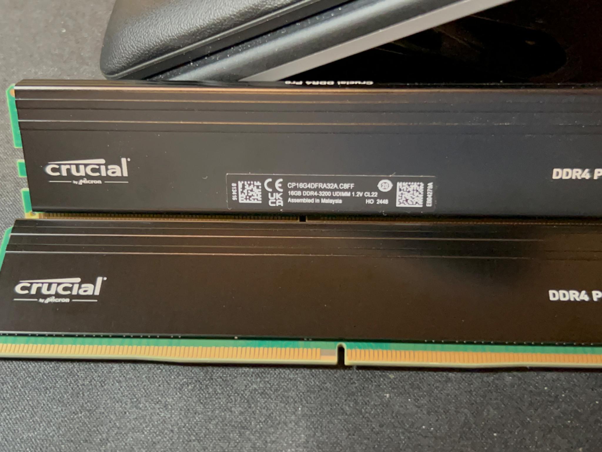 Crucial Pro 32GB DDR4 Ram Kit (2x16)