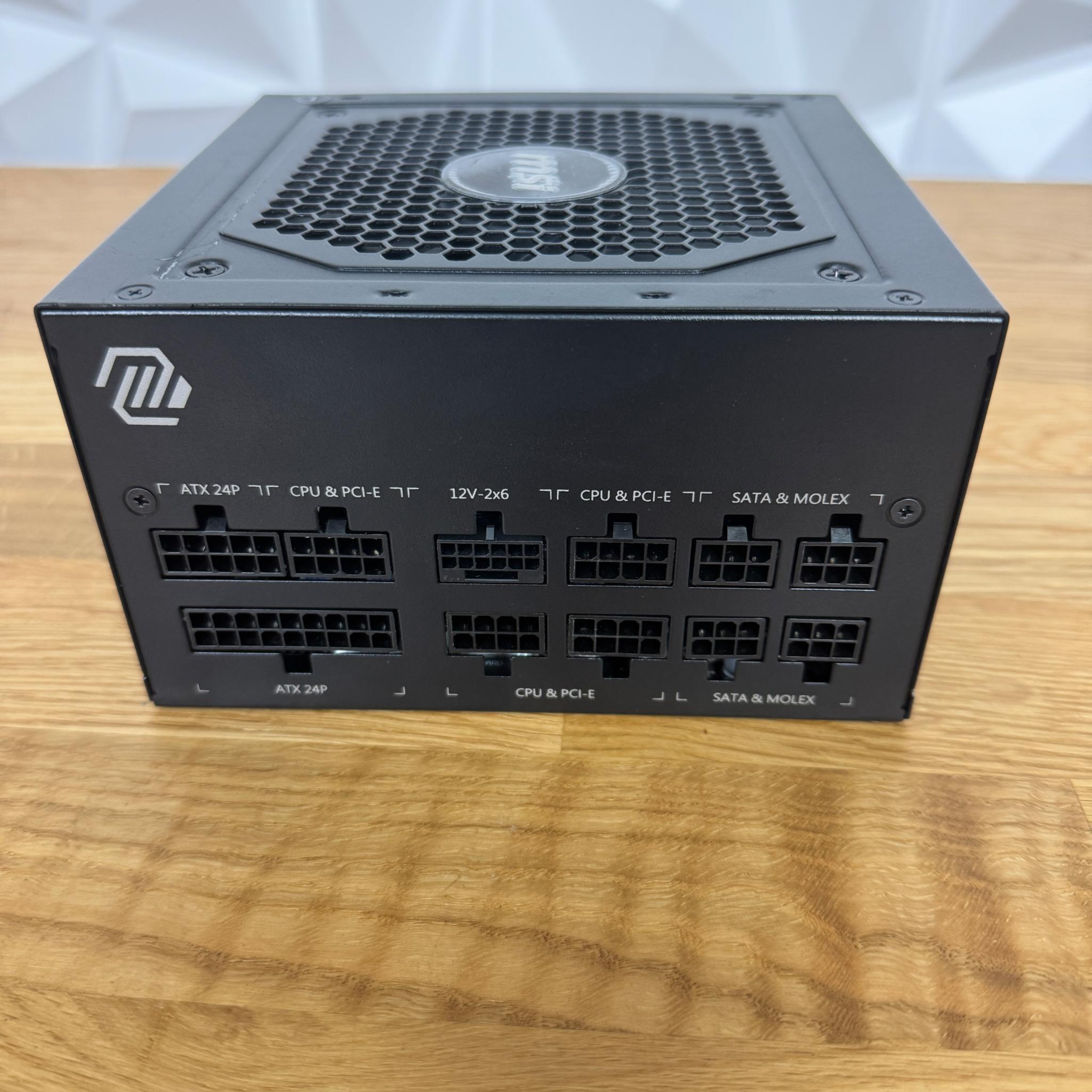MSI MAG A750GL PCIE5 Power Supply ATX 80 Plus Gold-certified 750W PSU