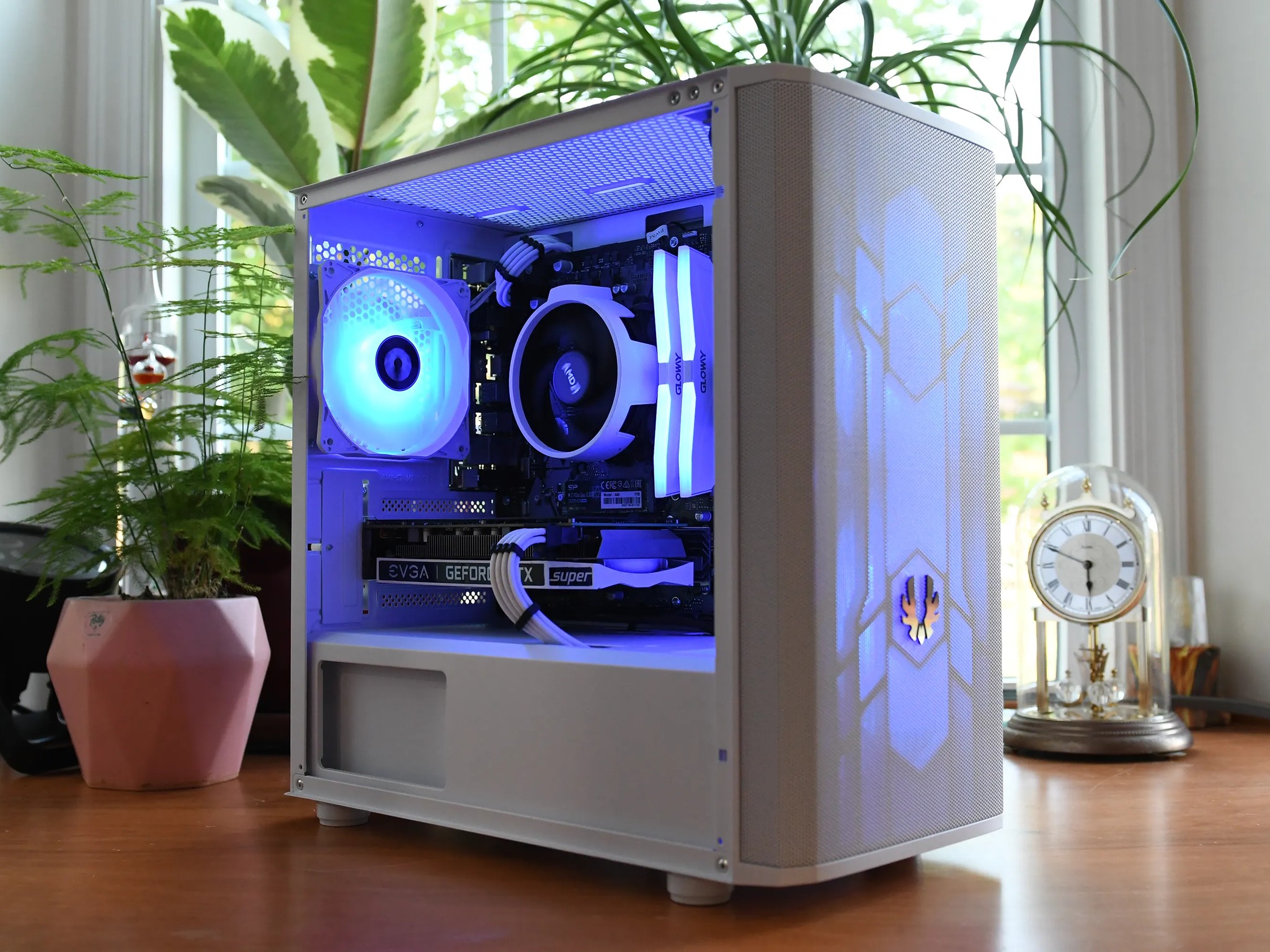 🔵⚪ Ryzen 5 3600 | GTX 1660 Super SC | 16GB 3600MHz CL18 - White and Blue Gaming PC