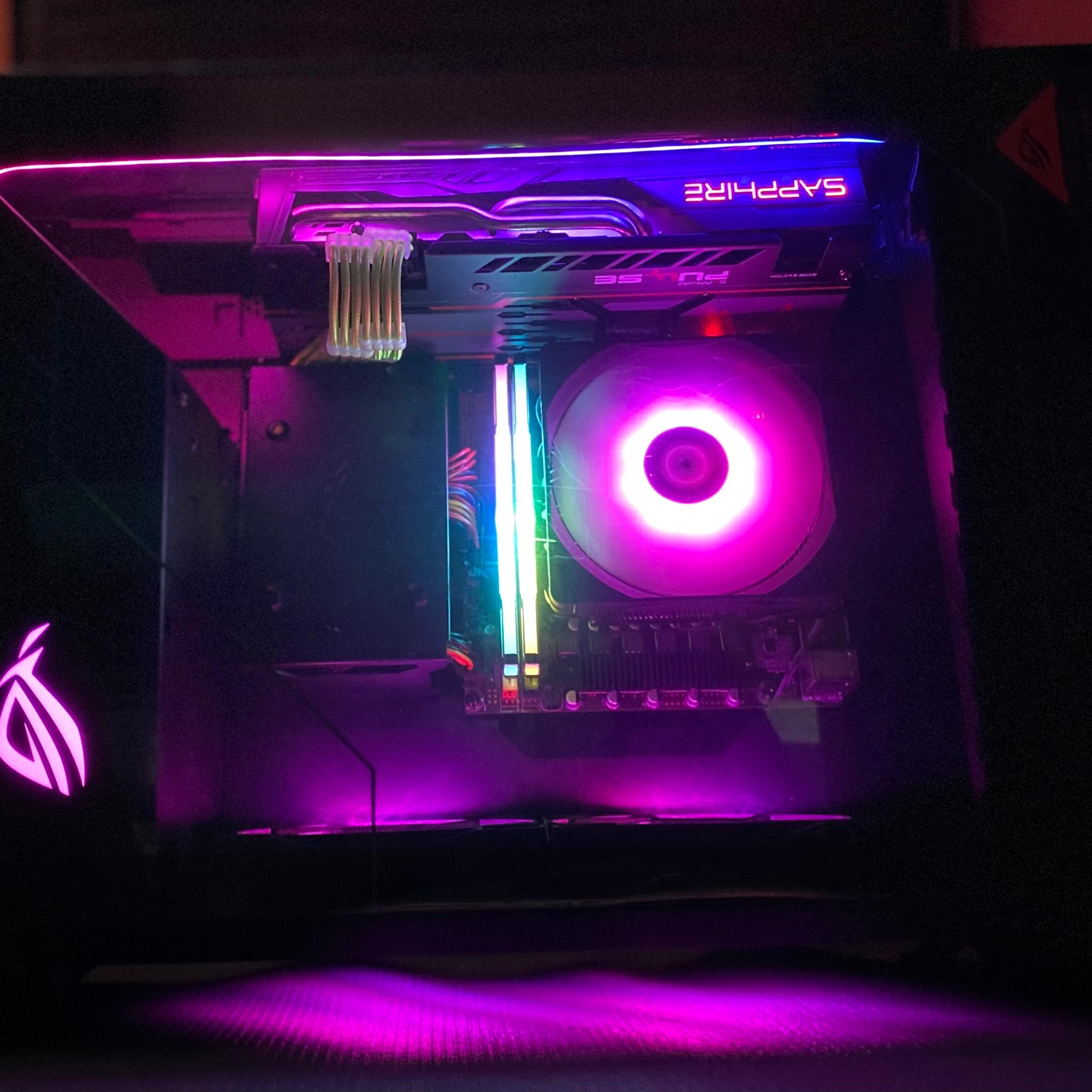 ASUS ROG-Z11 🥷|RX 5700XT| I7-6800K(6-c/12-t)| 16GB Warhawk RGB RAM| 1TB M.2 SSD| Windows 11 Home