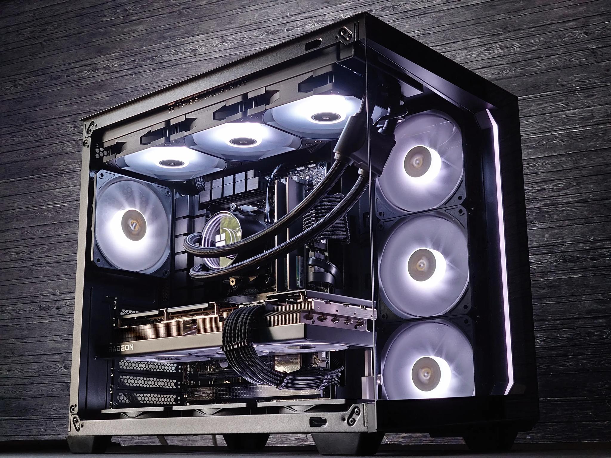🌌🌑Dark Nebula🔭Liquid Cooled Gaming PC🔭AMD RX 7800 XT 16GB🔭Ryzen 5 7500F🔭32GB DDR5🔭1TB