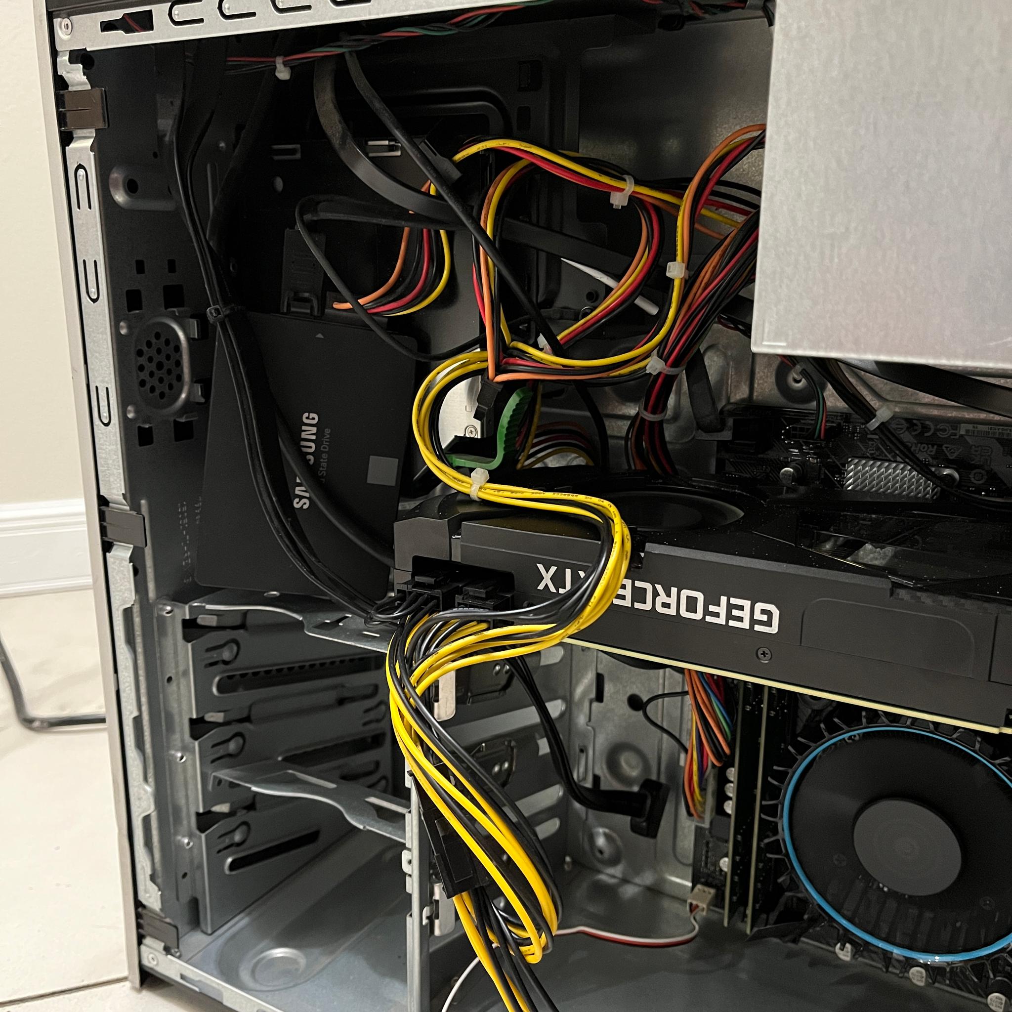 NVIDIA RTX 2080, Intel Core i5-12400, 16GB RAM, 1TB SSD - Sleeper HP Modded Gaming PC w/ Wi-Fi