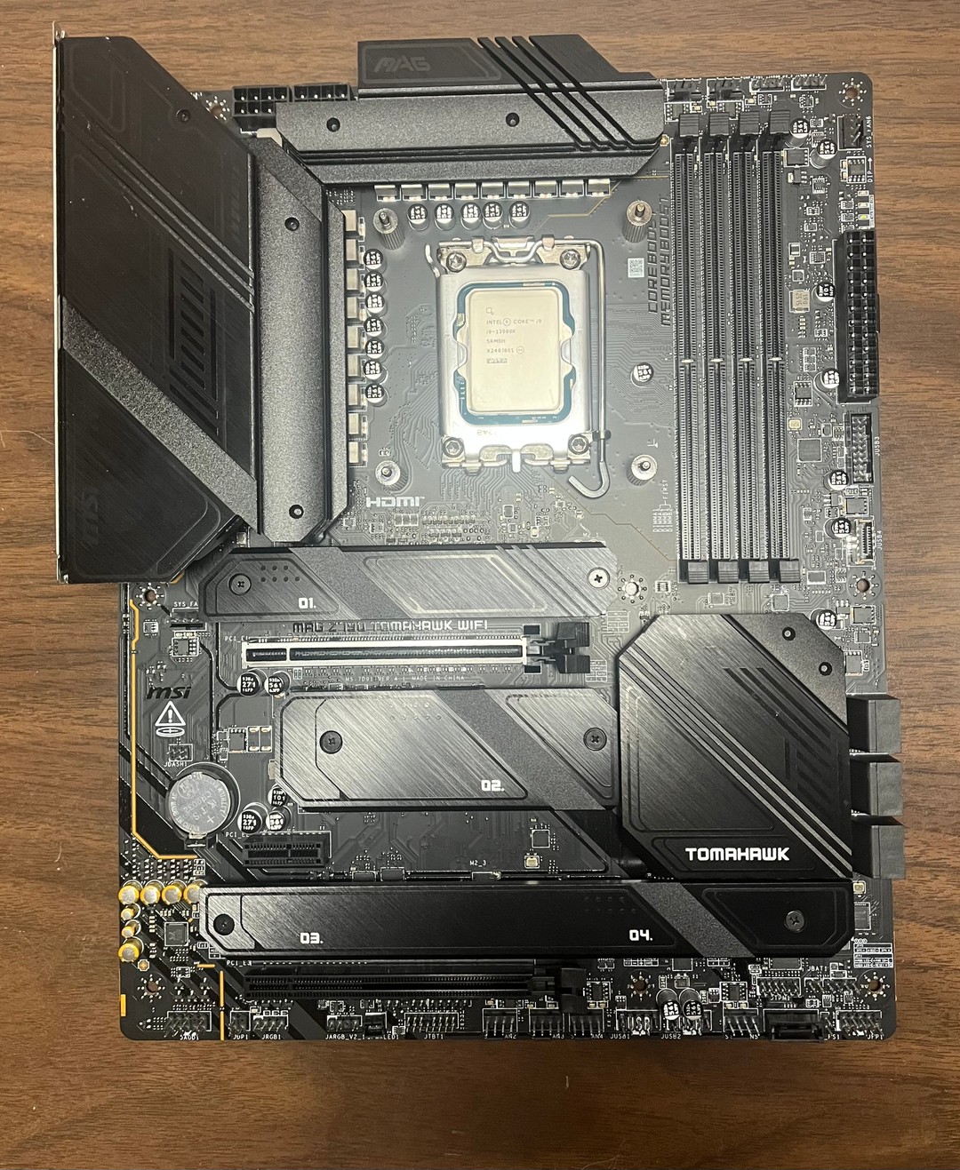 未開封i9-13900KF+中古Z690 TOMAHAWK WIFI MAG Z690 TOMAHAWK WIFI DDR4