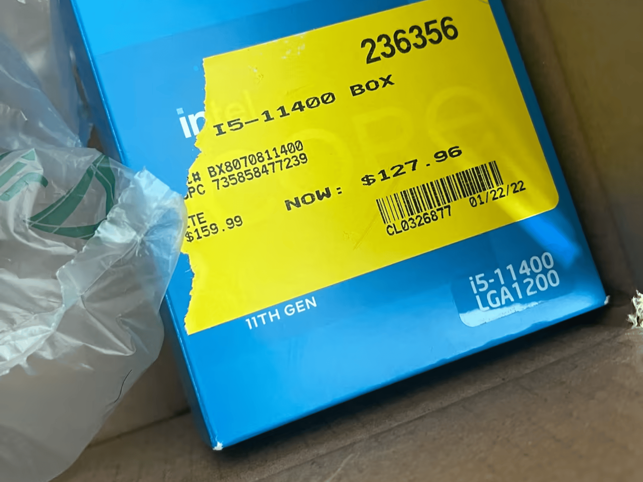 Core i5 11400 OPEN BOX
