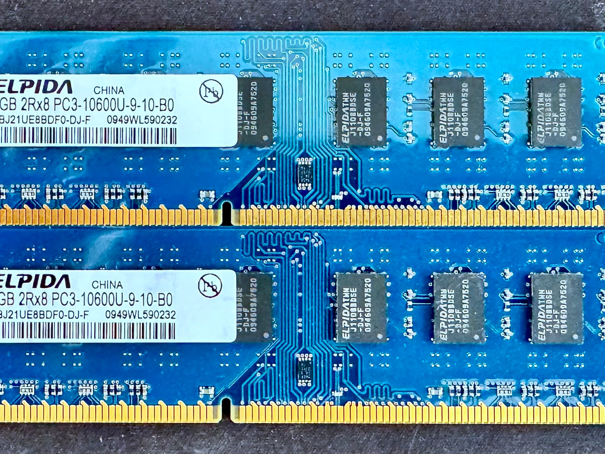 Elpida 4GB (2x2GB) DDR3 1334Mhz CL9 RAM