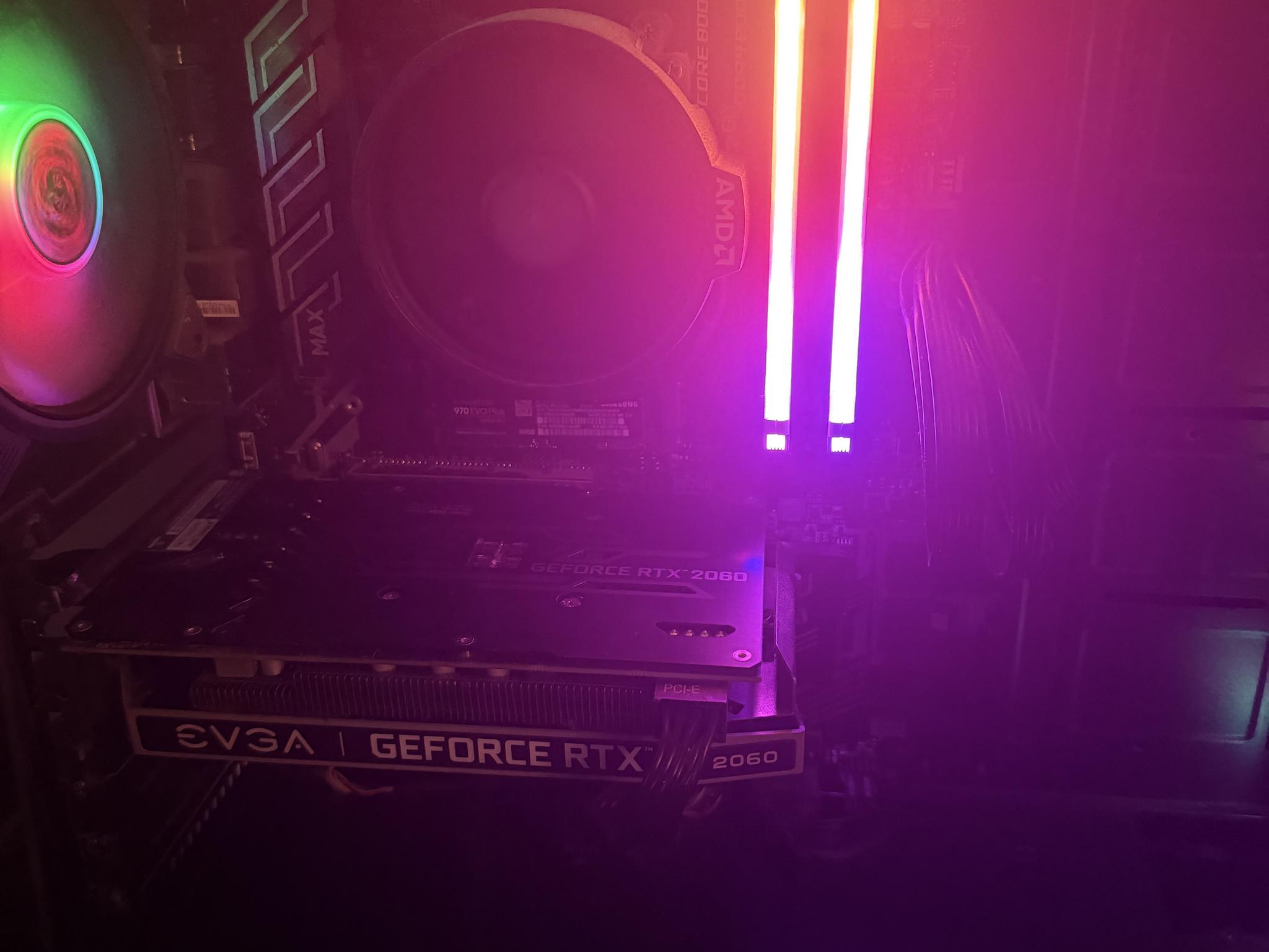 EVGA KO ULTRA GAMING GeForce RTX 2060 / Corsair Vengeance LED 16GB DDR4 /  AMD Ryzen 5 3600