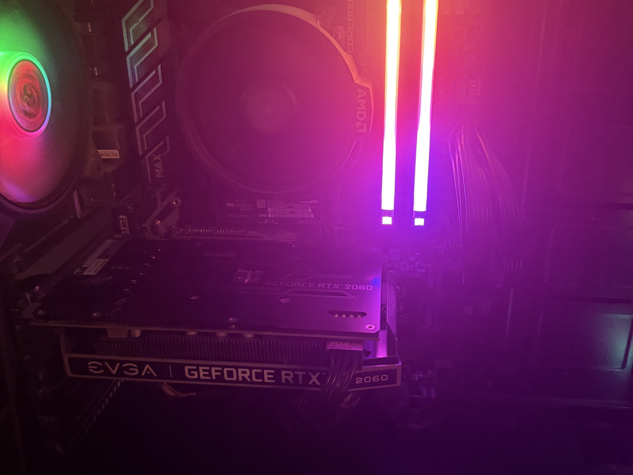 EVGA KO ULTRA GAMING GeForce RTX 2060 / Corsair Vengeance LED 16GB DDR4 /  AMD Ryzen 5 3600